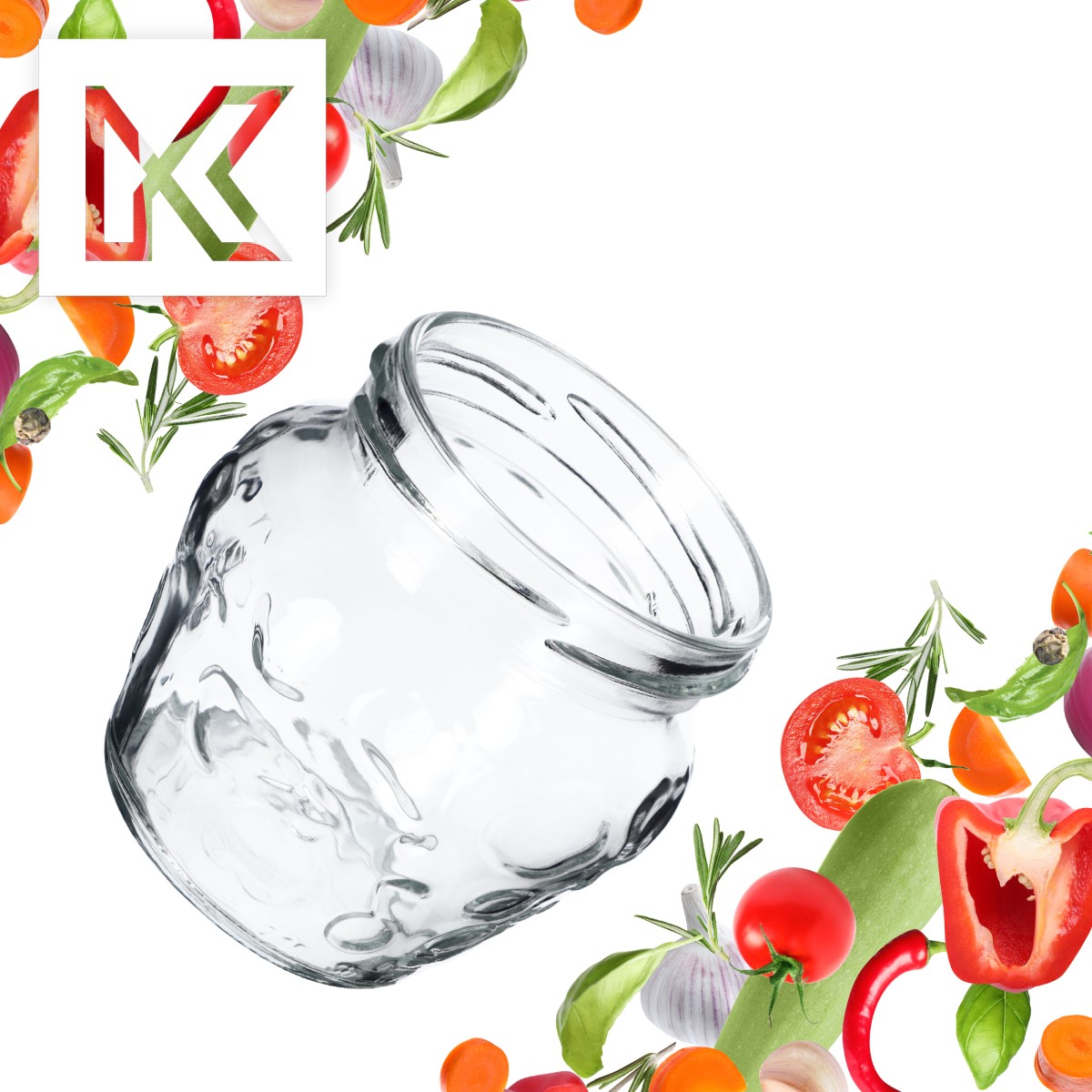 Słoiki Kemi 200ml 20szt 66mm bez wieczka