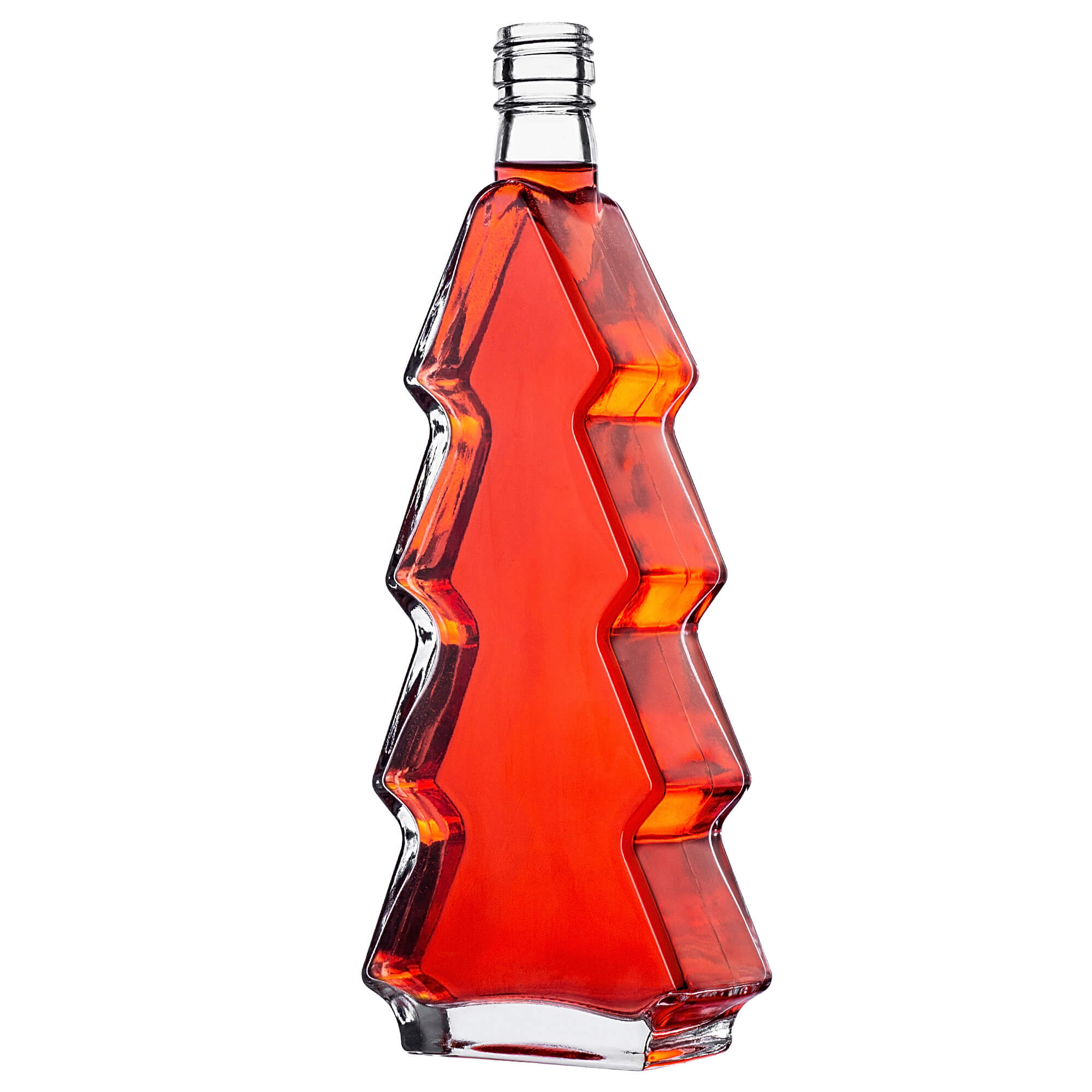 Szklana butelka choinka Enna 500ml z zieloną zakrętką 1 szt.