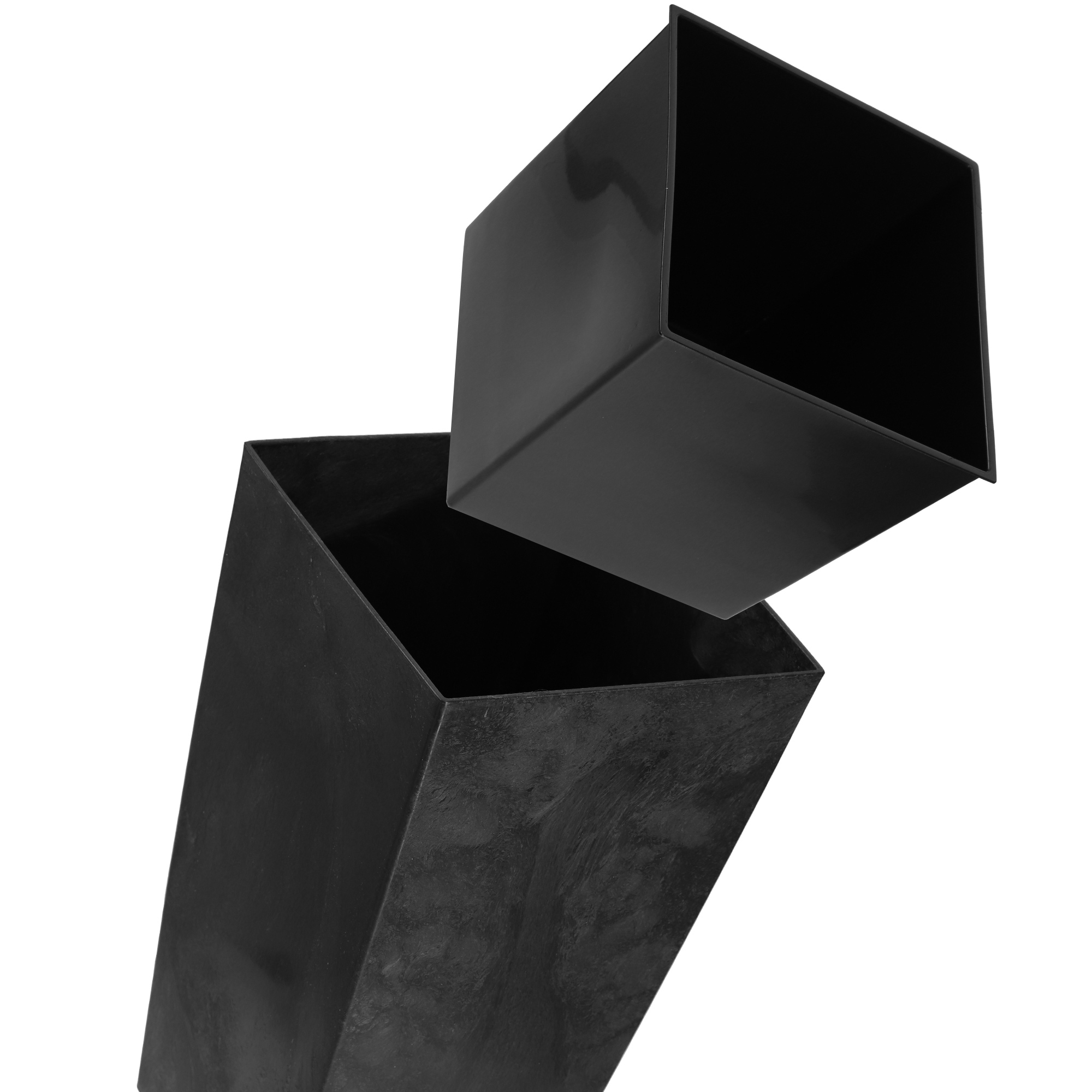 Donica ogrodowa Pesaro 30cm czarny beton