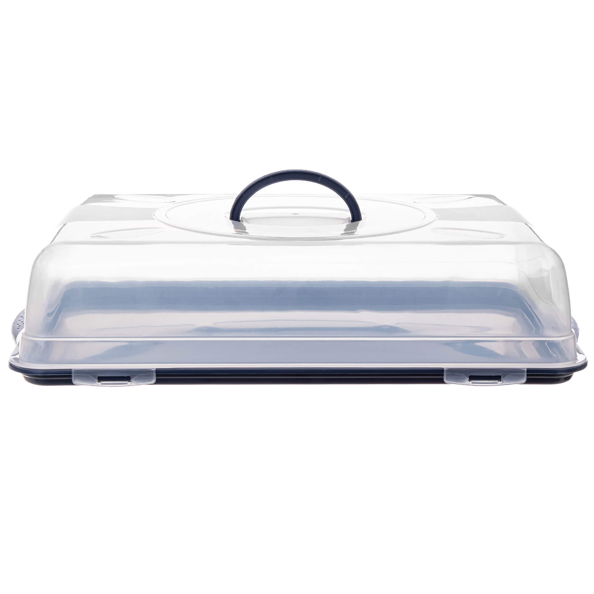 Pojemnik na ciasto z pokrywą Caldaie 46 x 30 cm niebieski