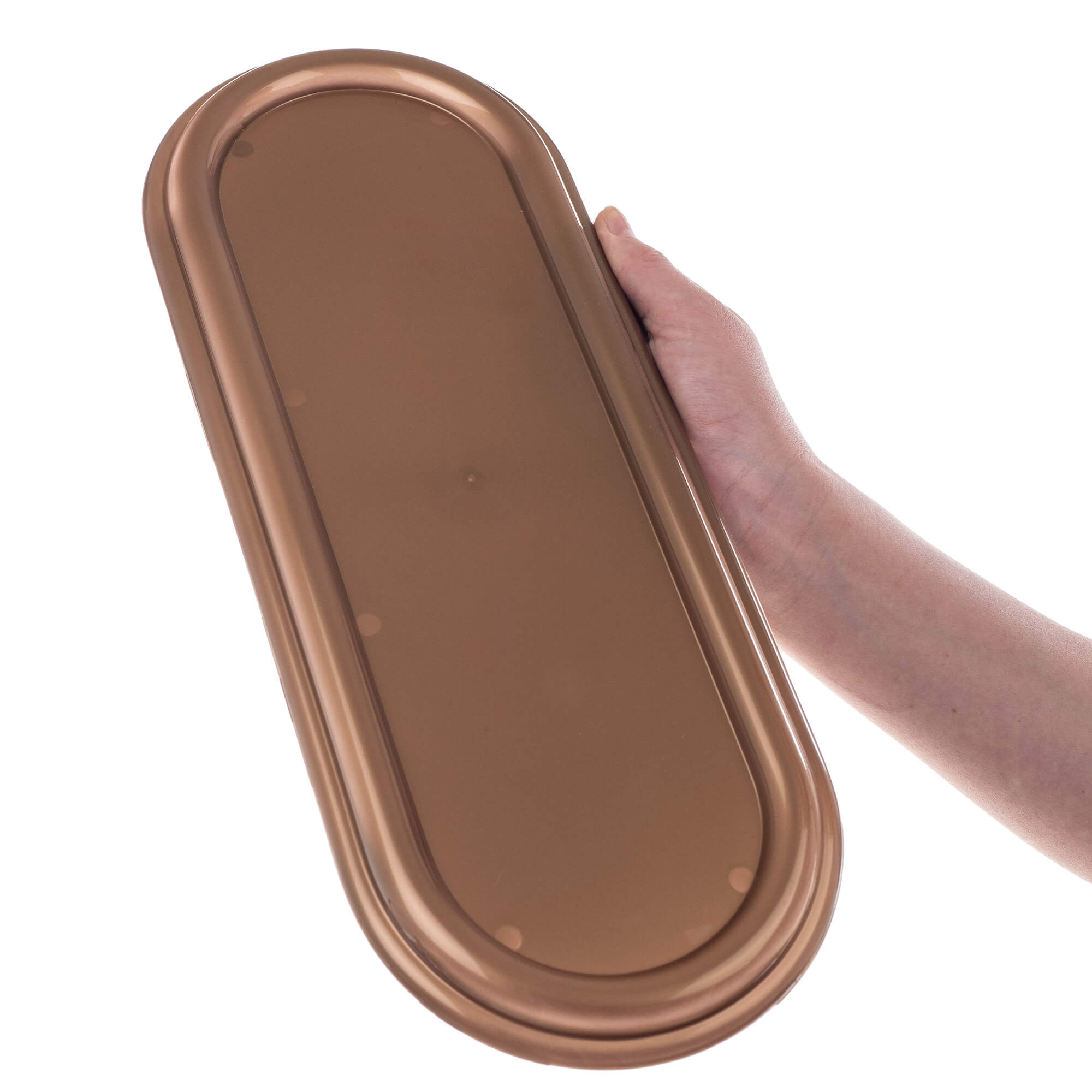 Zniczówka owalna 40 x 16 cm, złota