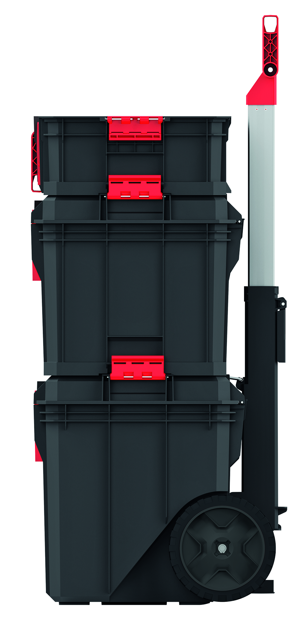 KISTENBERG Zestaw Skrzyń narzędziowych Modular Solution 4w1 B - KMSS553585B - czarny