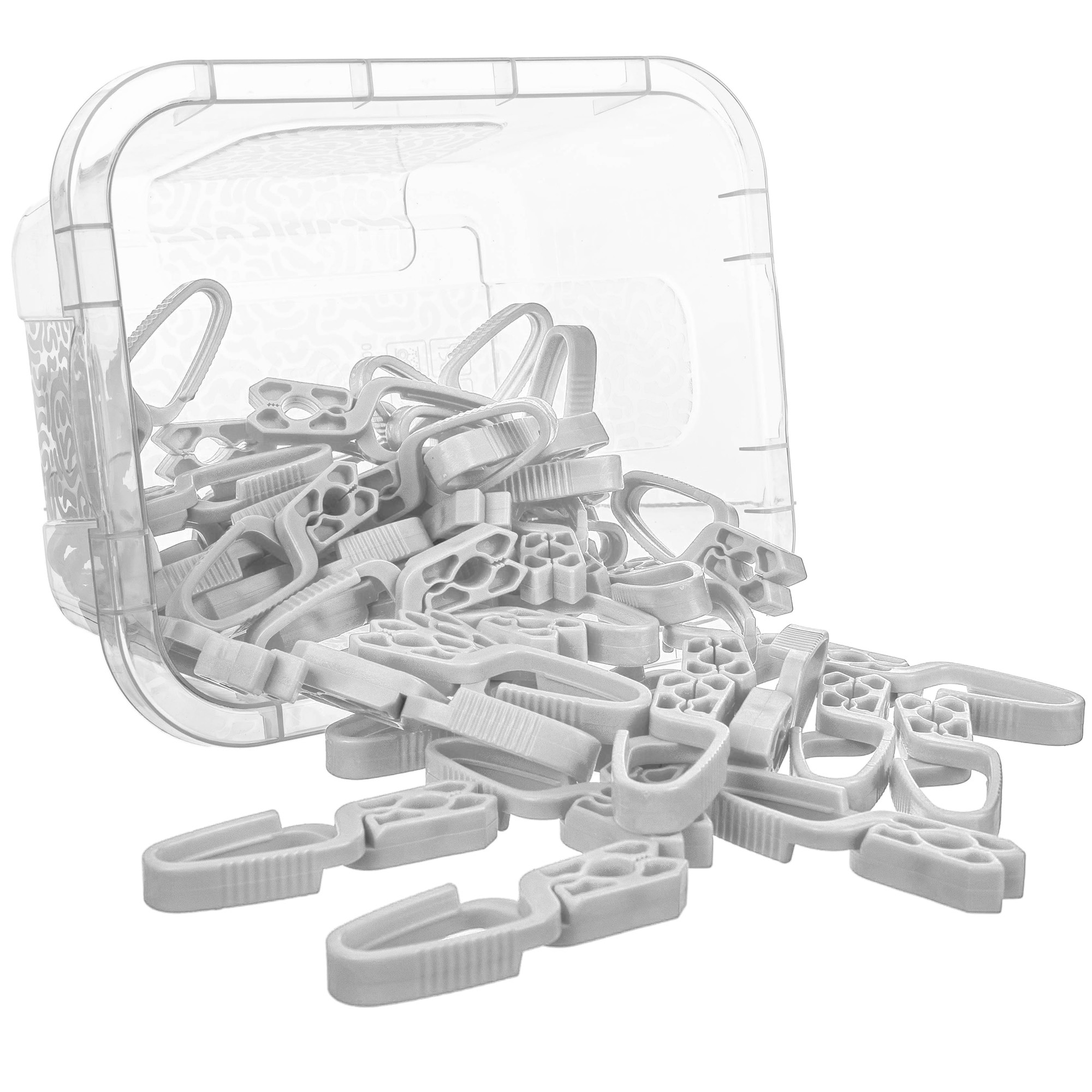 Klamerki na pranie Albet biały 50szt+multibox