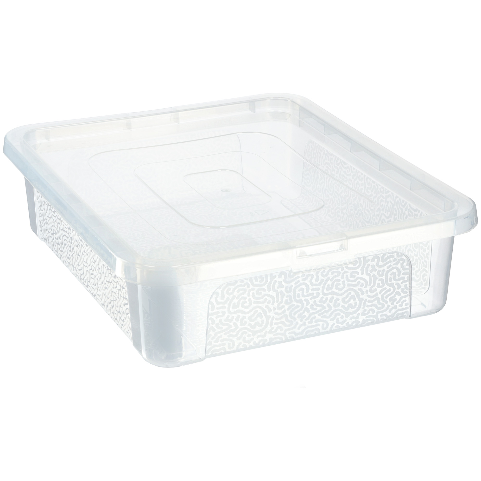 Pojemnik z pokrywką do przechowywania Dozza 10L bezbarwny