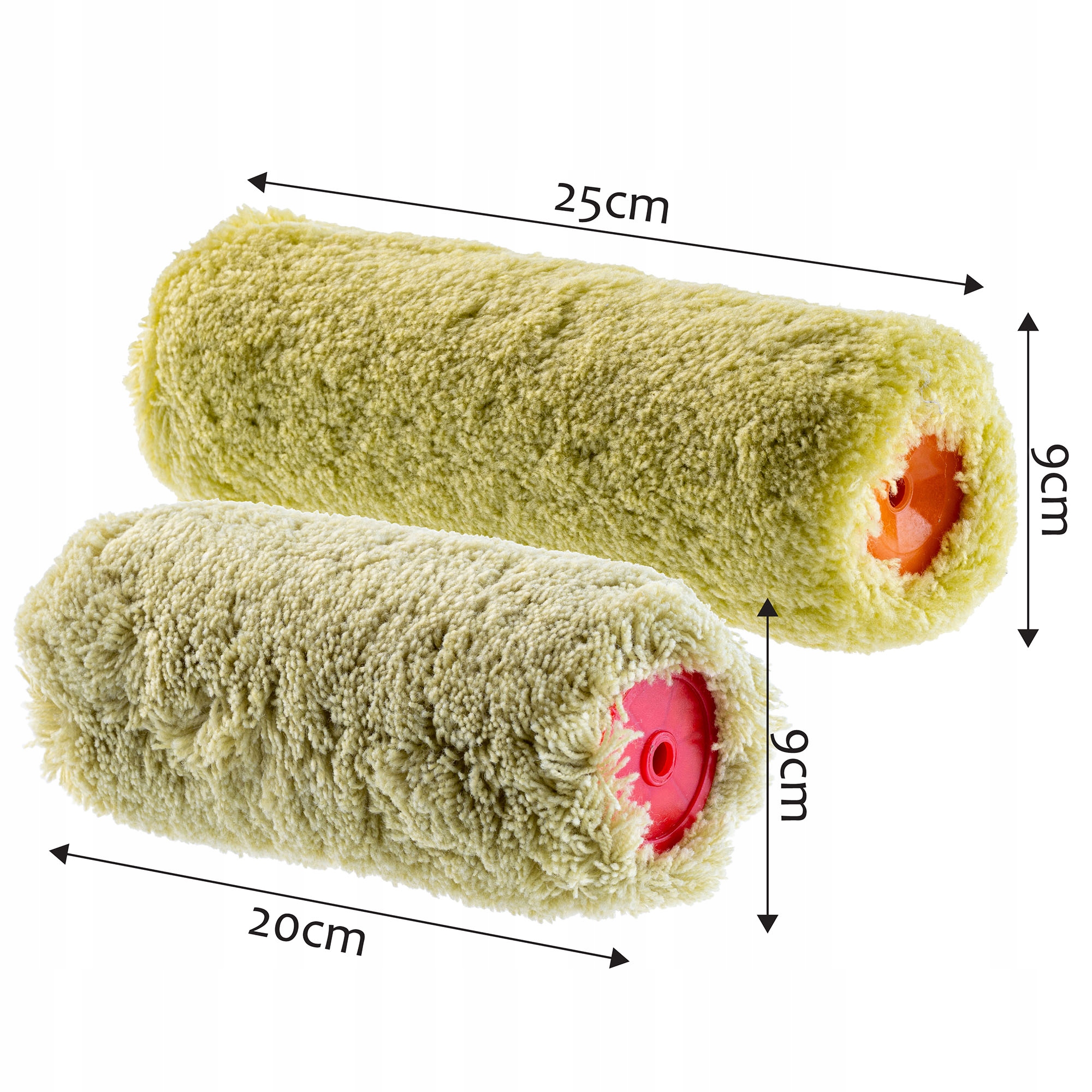 Wałki malarskie Paxson zielone 20 + 25 cm x 2 szt.