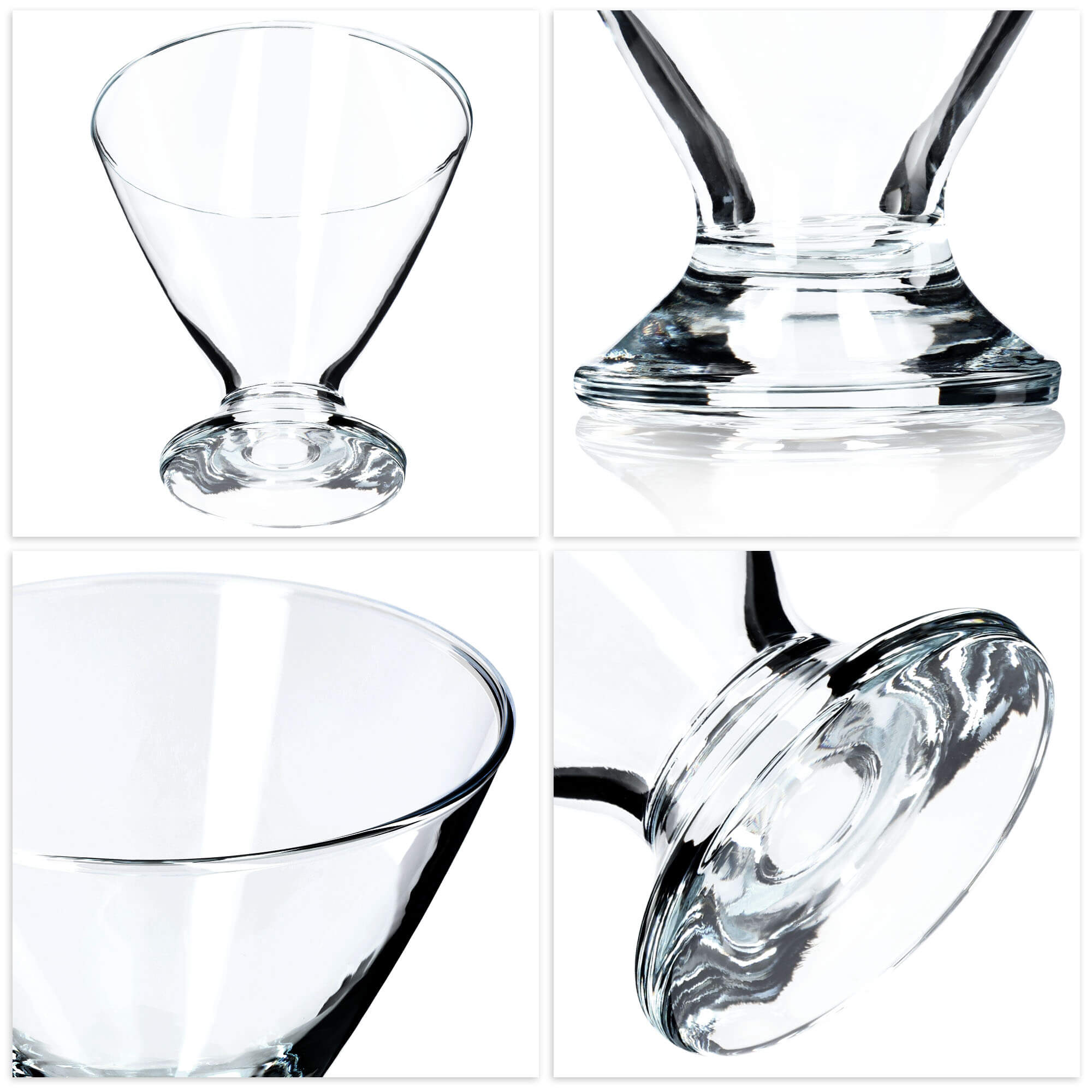 Pucharki do lodów i deserów Fox 460 ml, 6 szt.