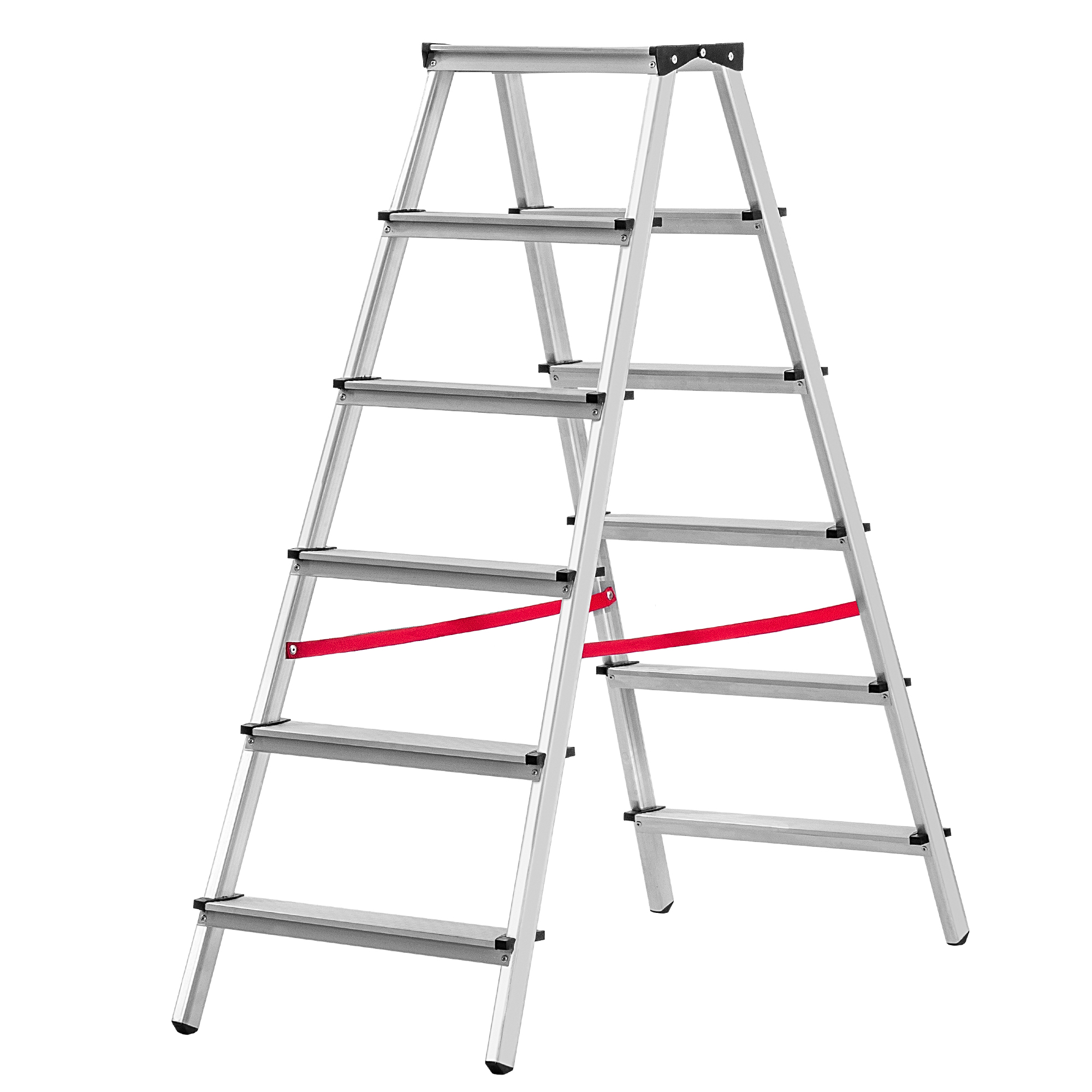 Drabina aluminiowa dwustronna Telti 6 stopni