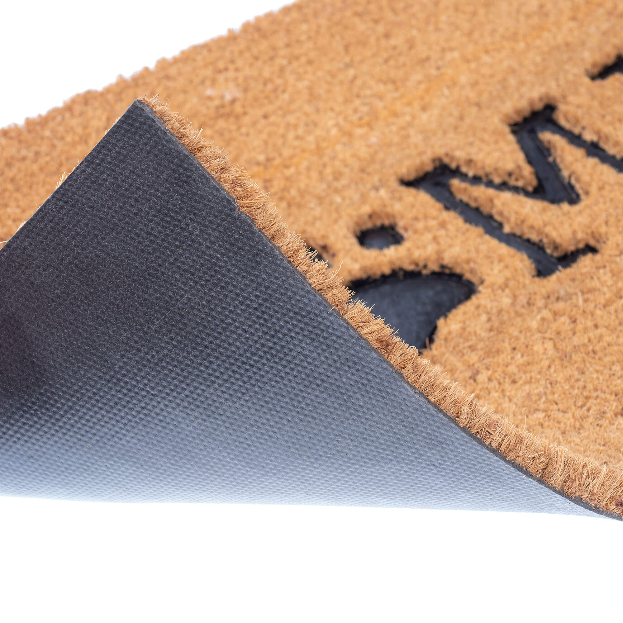 Wycieraczka pod drzwi „Home" z łapką 60 x 40 cm, brązowa