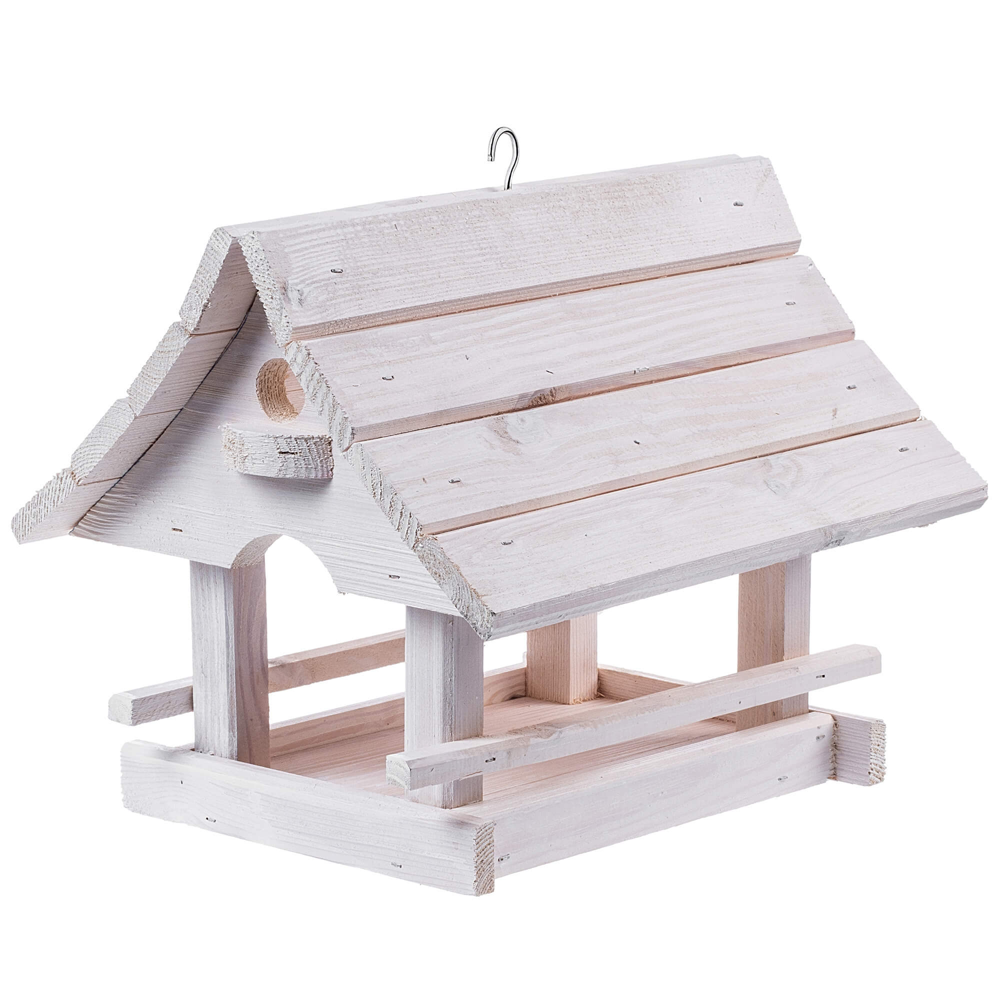 Karmnik dla ptaków Arbis domek 30 x 25 cm biały