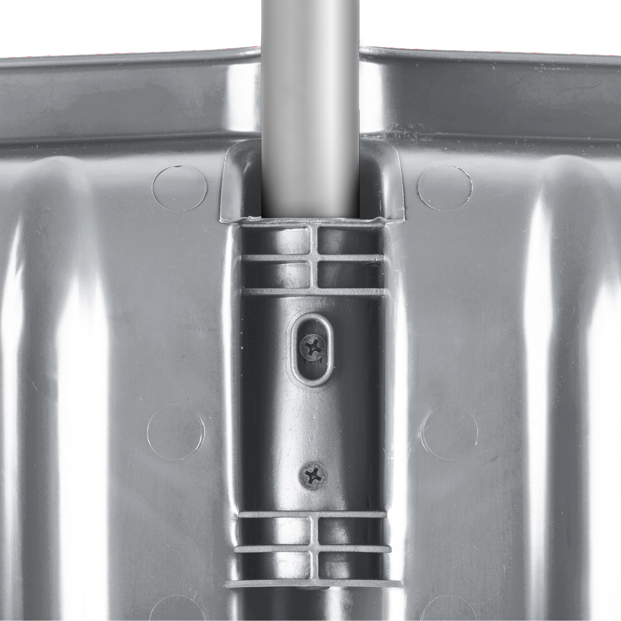 Zestaw łopat do odśnieżania śniegu trzonek aluminiowy srebrna 2szt