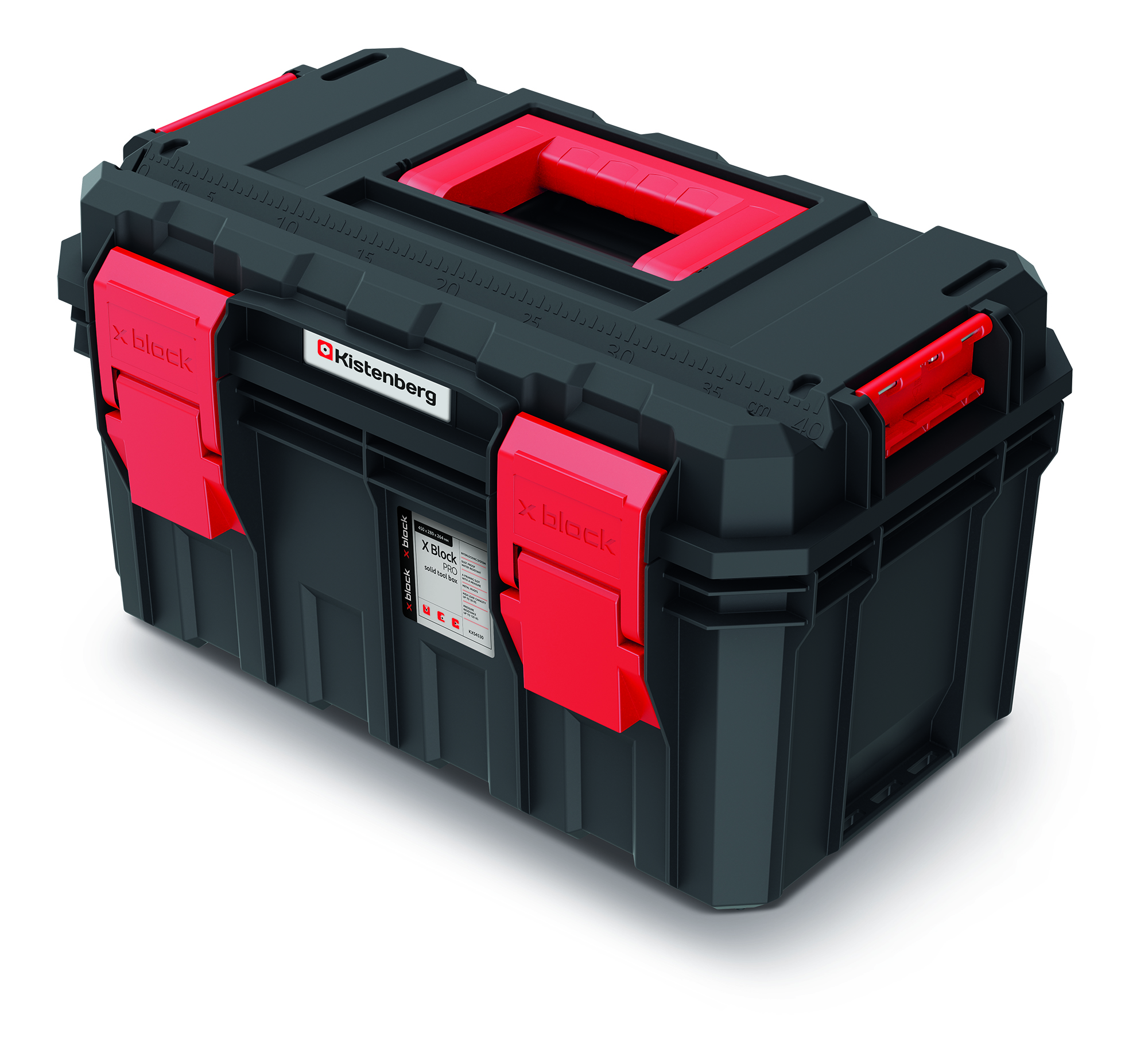 KISTENBERG Skrzynia narzędziowa S Block PRO 45 - KXS4530 - czarny