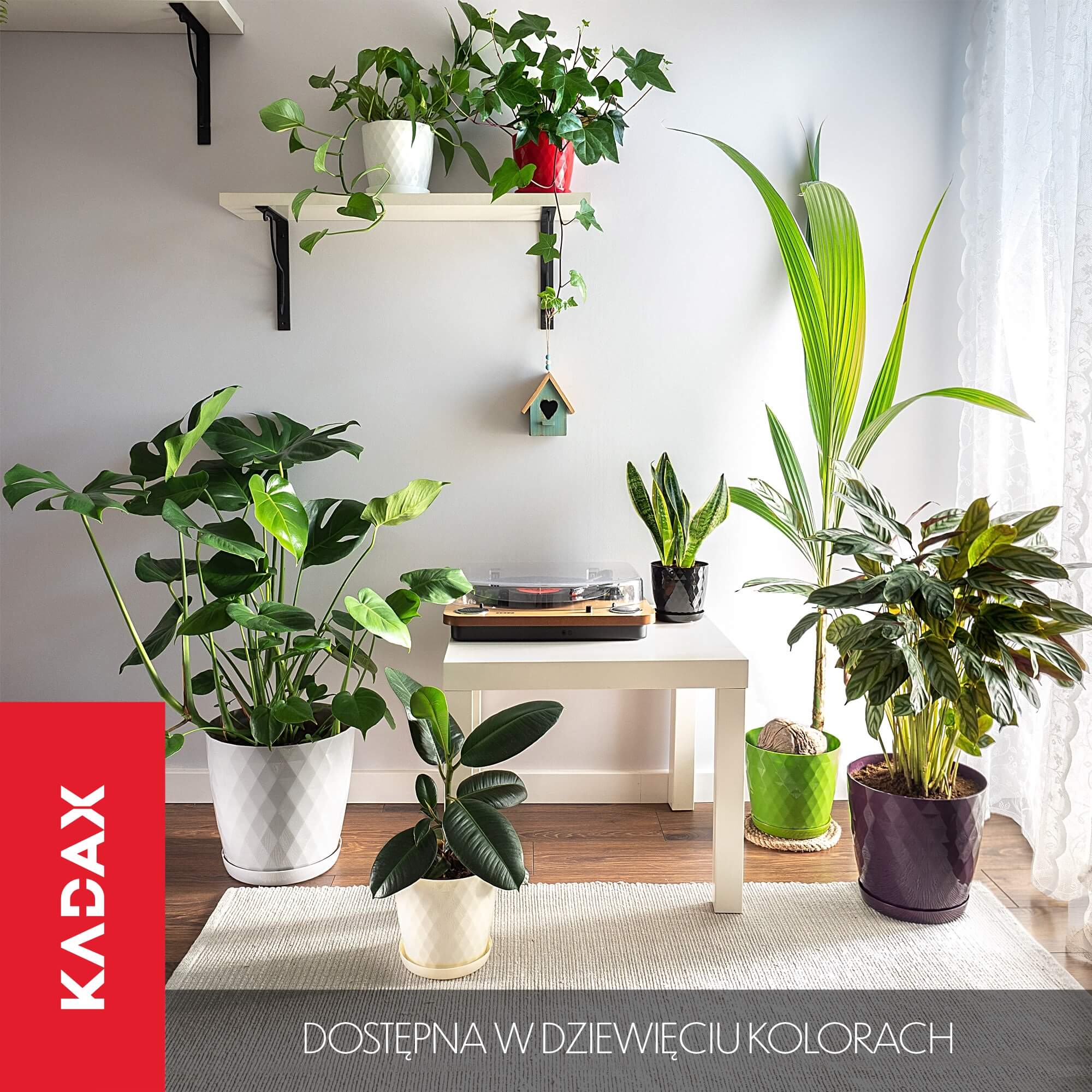 Doniczka na kwiaty z podstawką 25 cm, złota