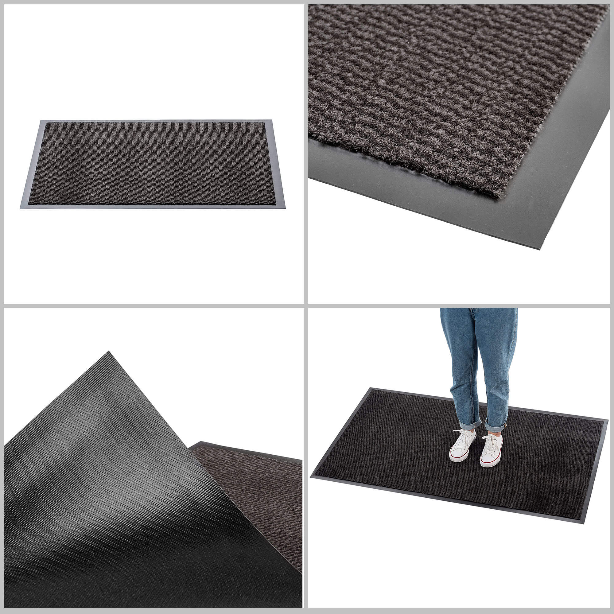 Wycieraczka pod drzwi Carnate 80x120cm, antracyt