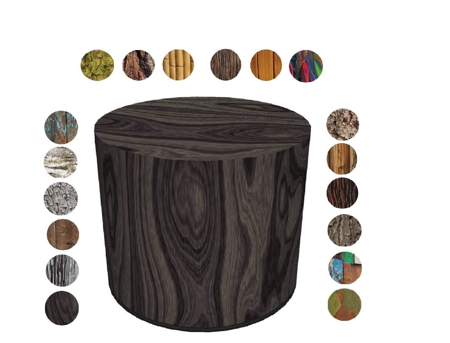 Pufa dekoracyjna „Heban" Fasano 40 x 41 cm