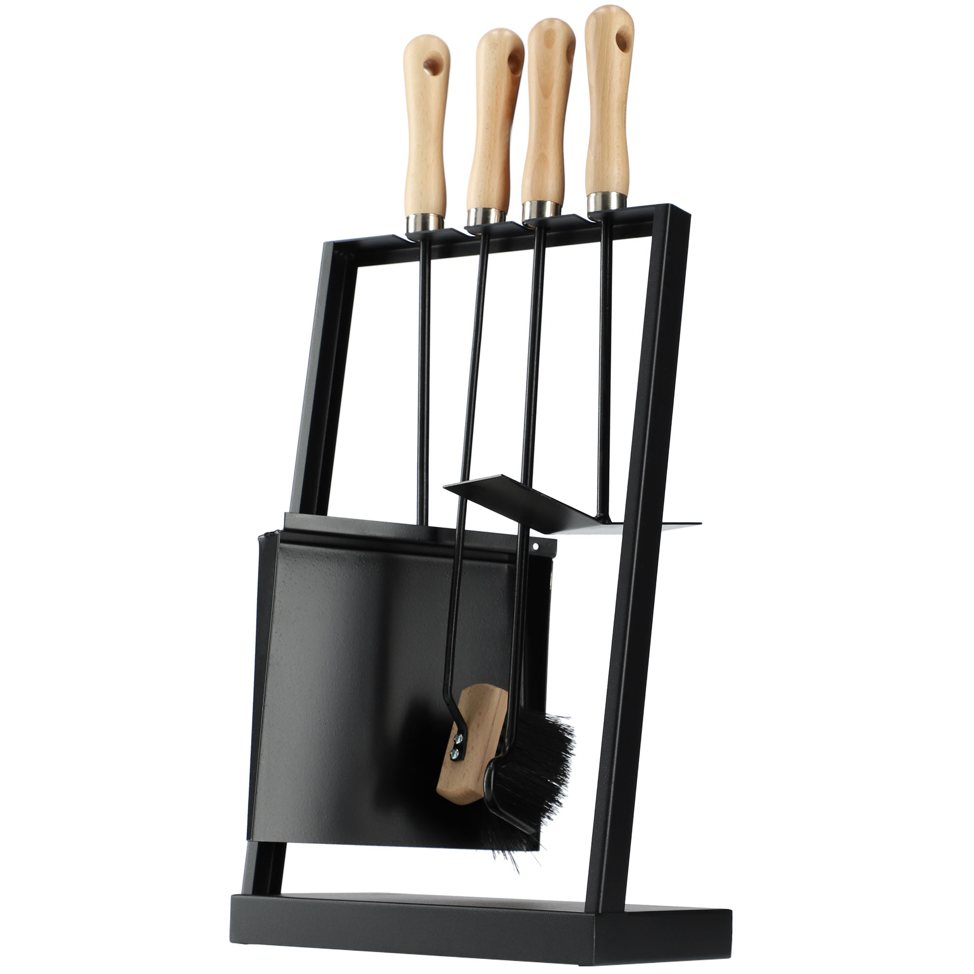 Zestaw kominkowy Stea 5 elementów czarny