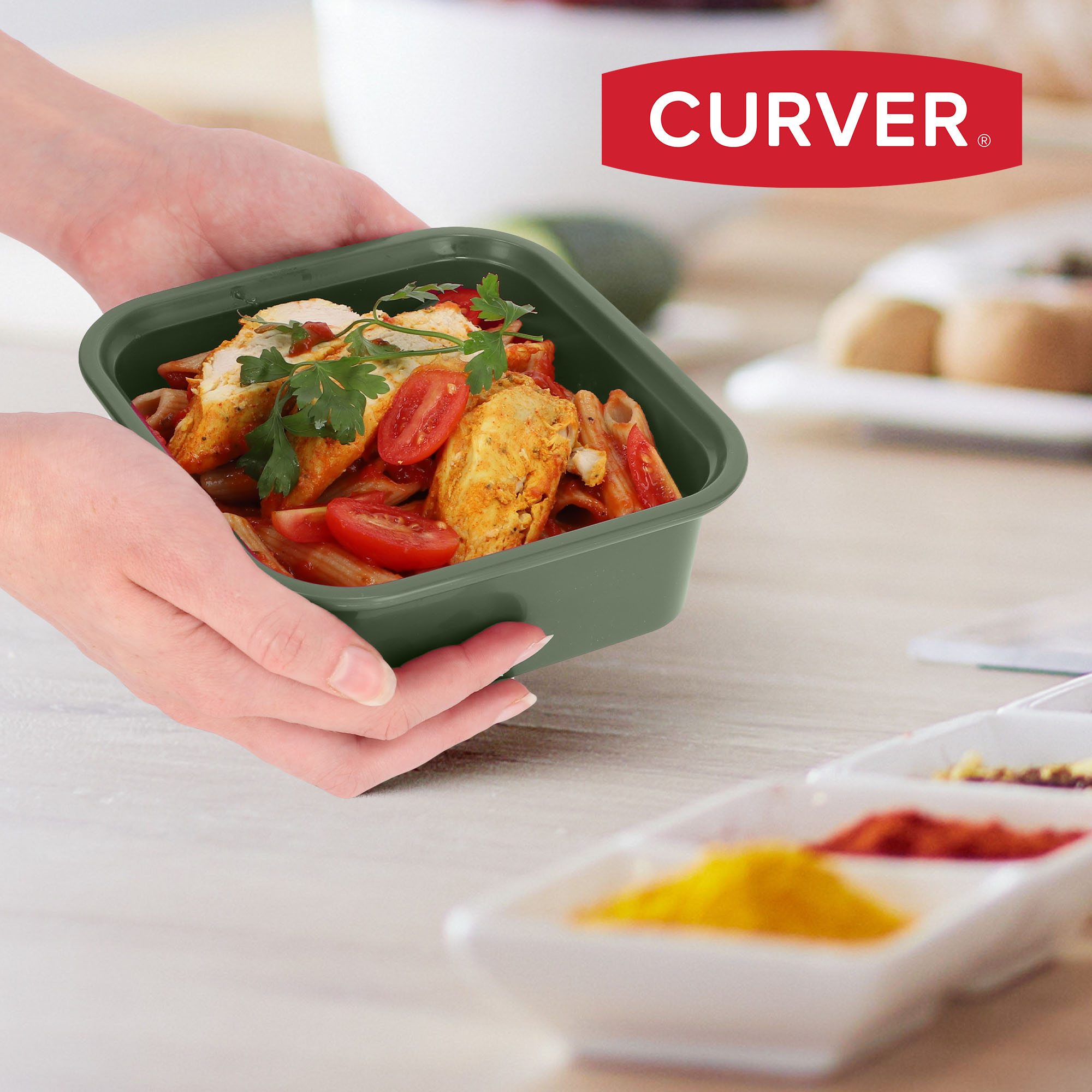 Pojemnik na żywność Curver Smart To Go Eco Line Lunch 0.9L