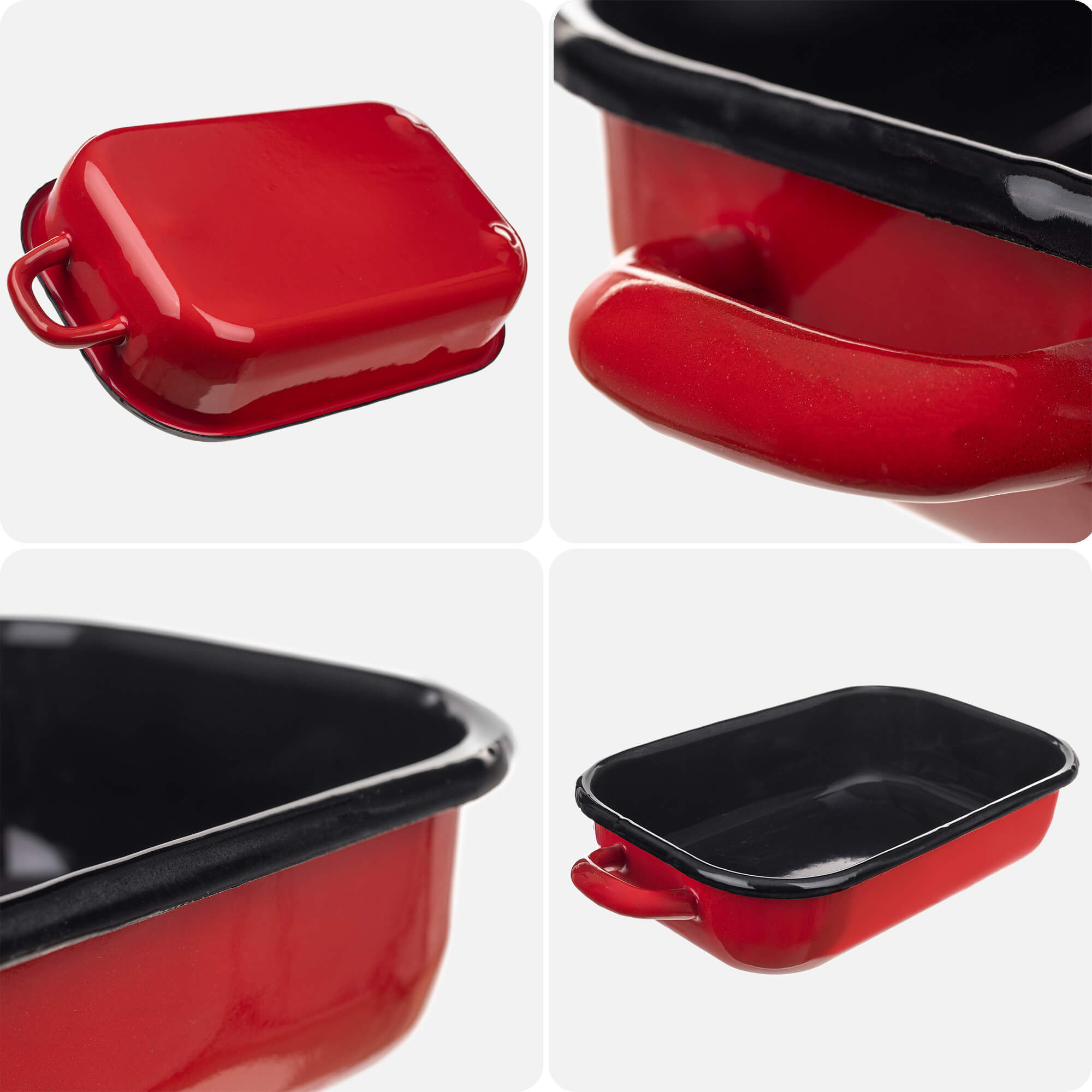 Brytfanna emaliowana Beleo 3.4L czerwona