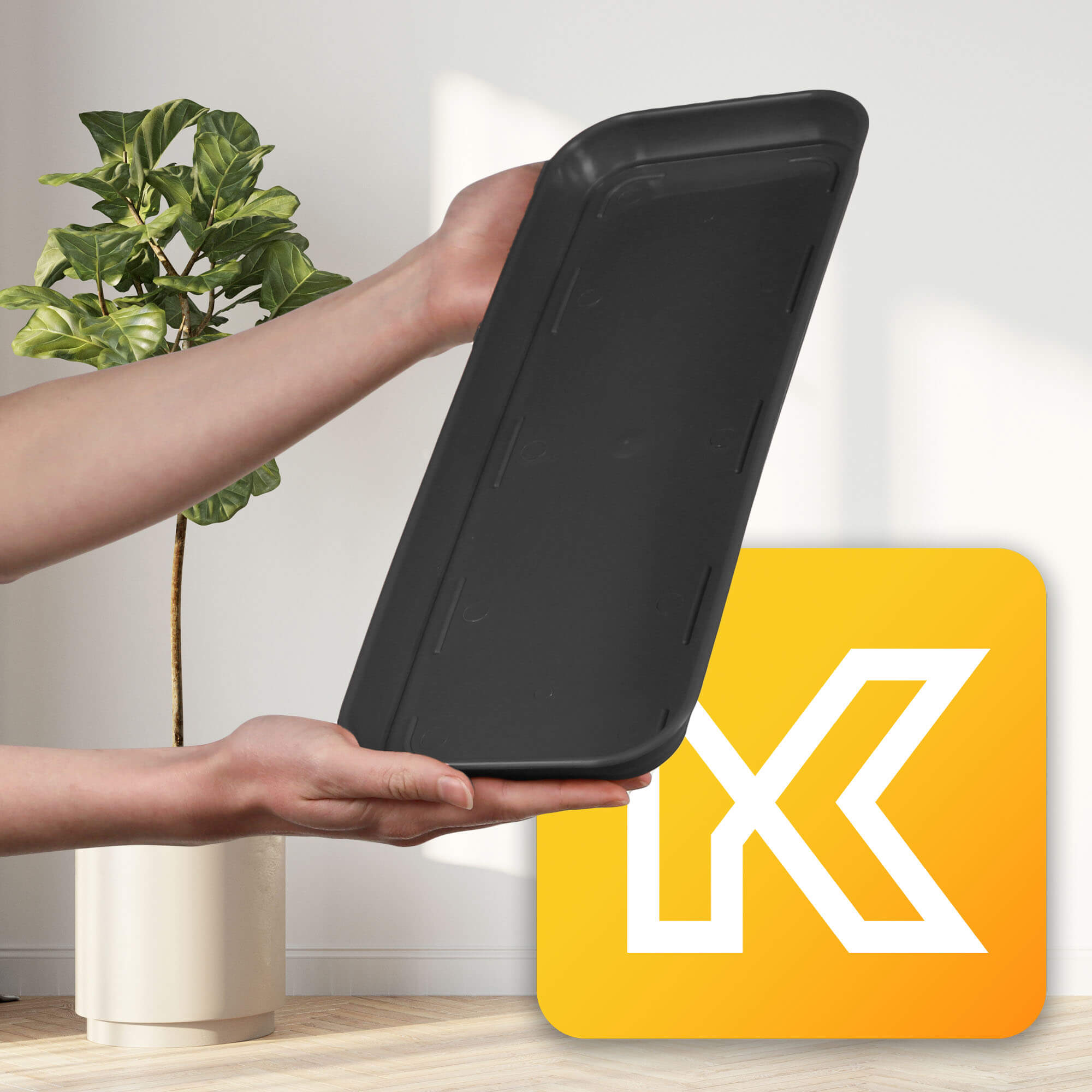 Podstawka na skrzynkę balkonową Evron 40 cm, antracyt