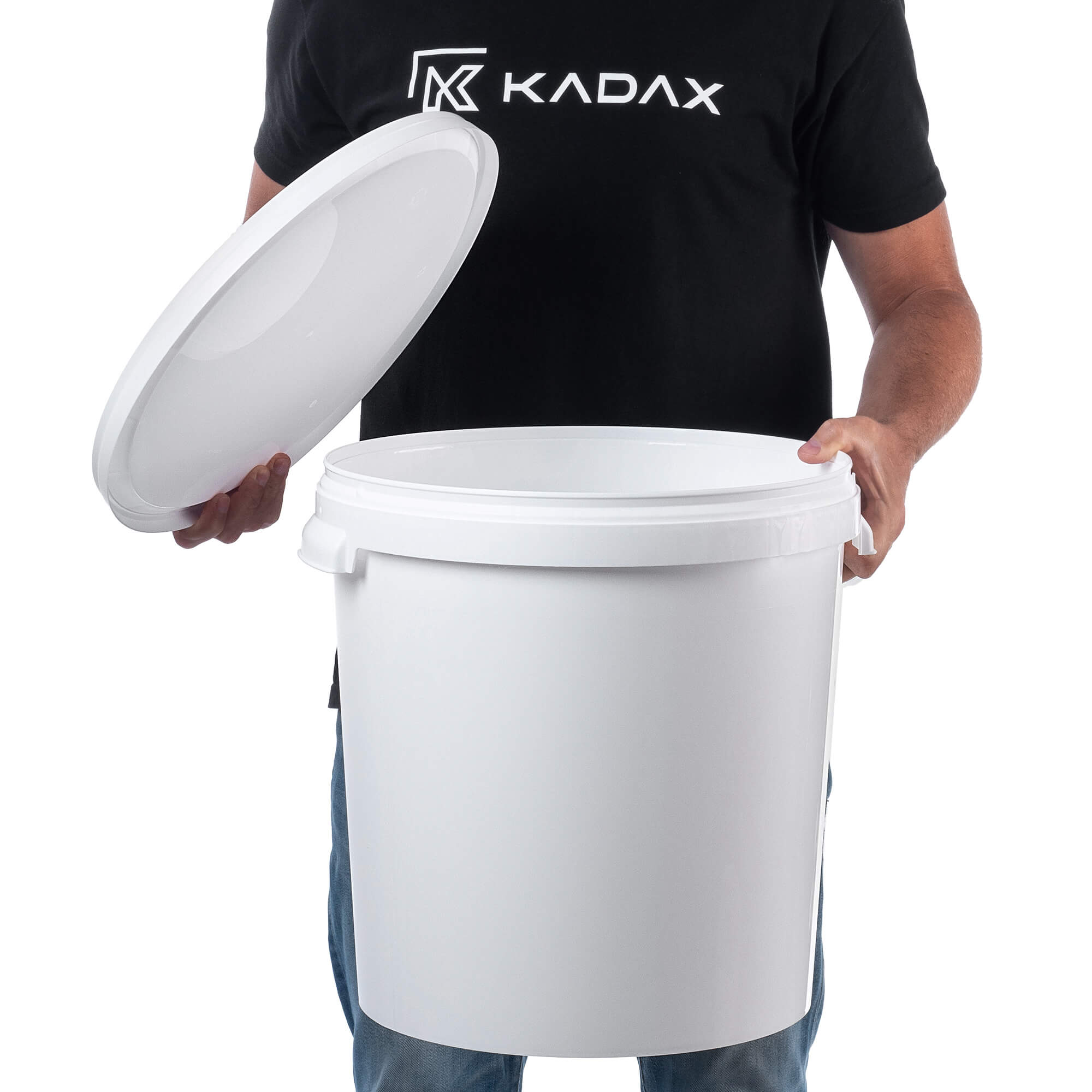 Pojemnik fermentacyjny Acerra z pokrywą 33L biały + kran