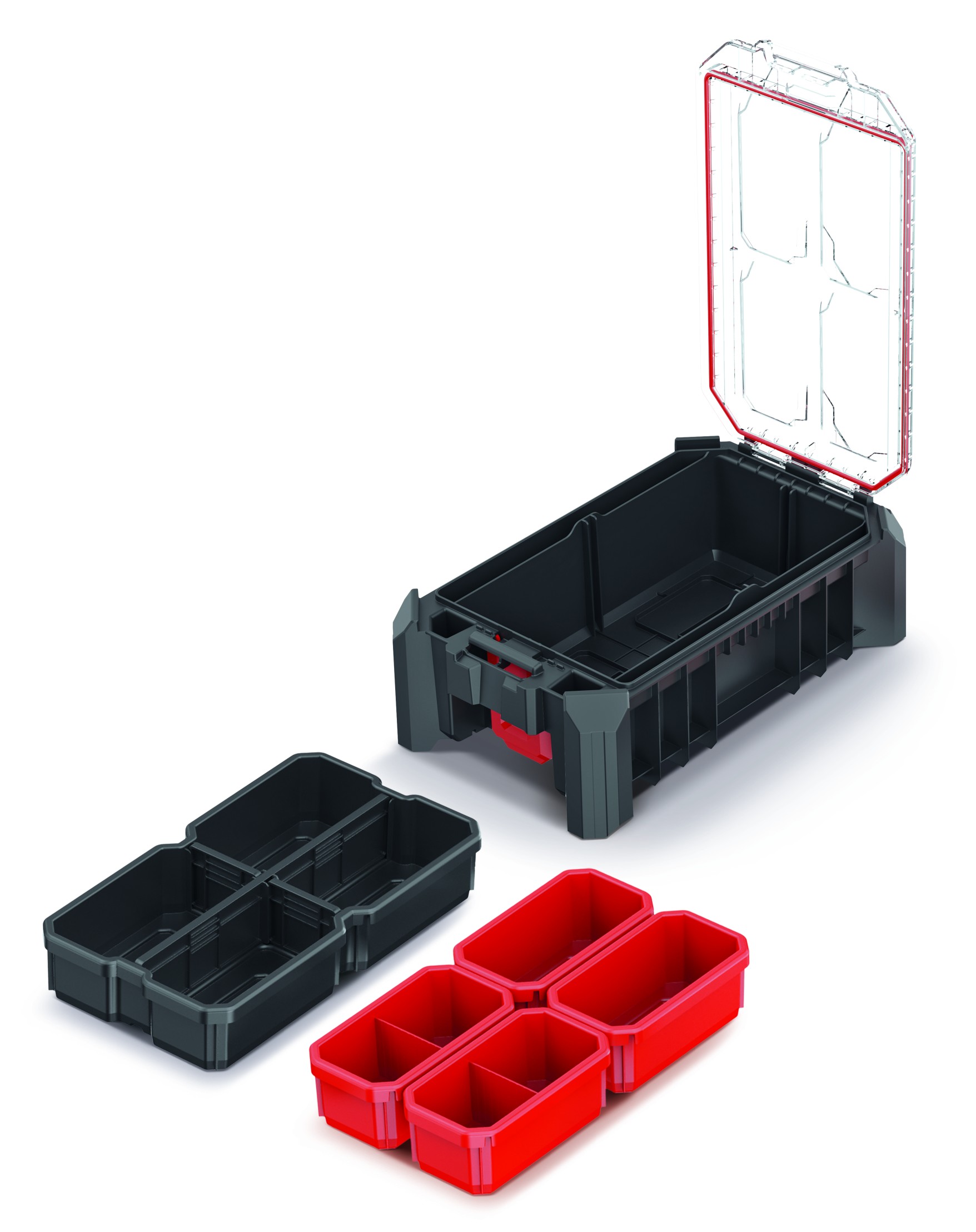 KISTENBERG Organizer narzędziowy MSX 25 wysoki B - KMX402515B - czarny
