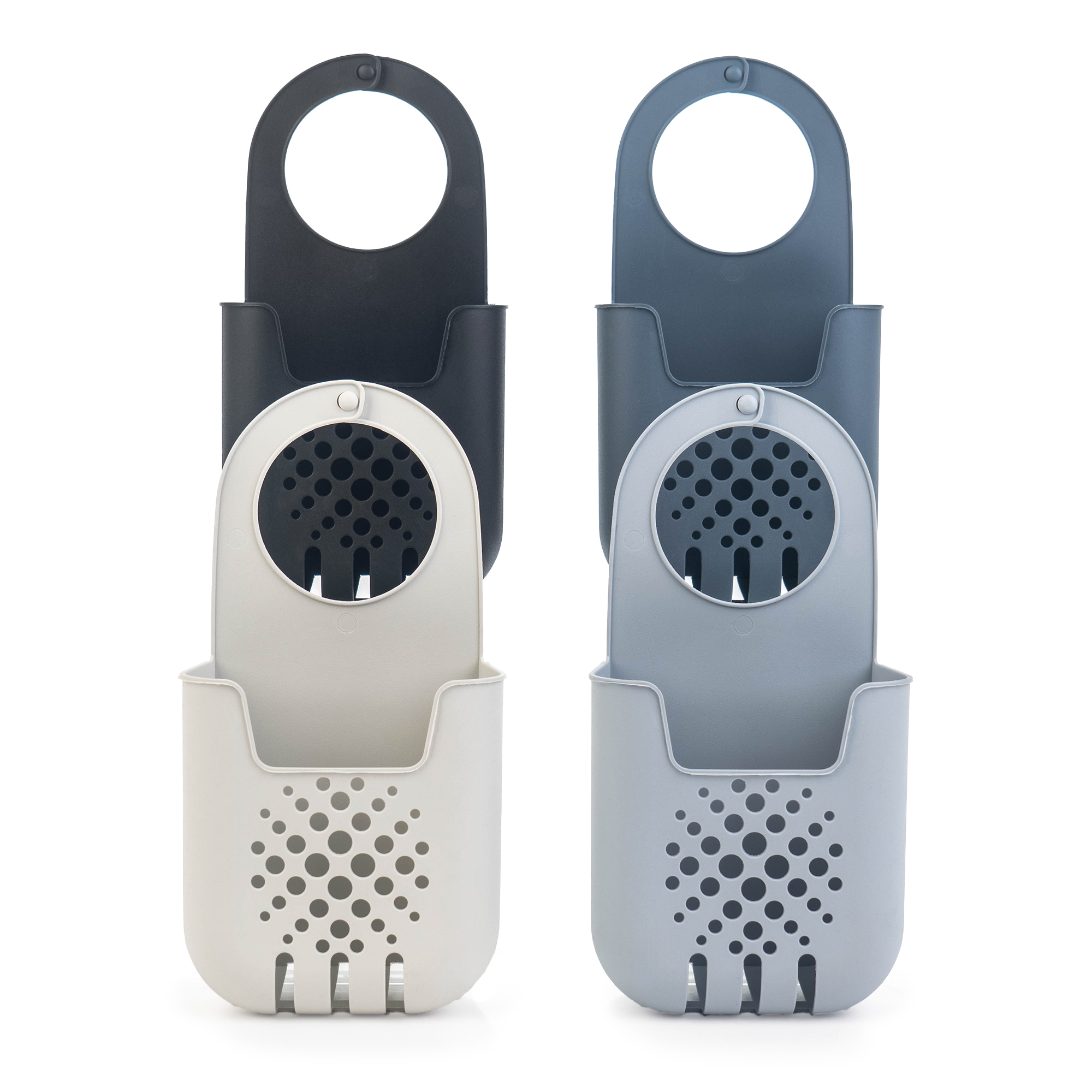 Wiszący organizer Cascia z gąbką czarny