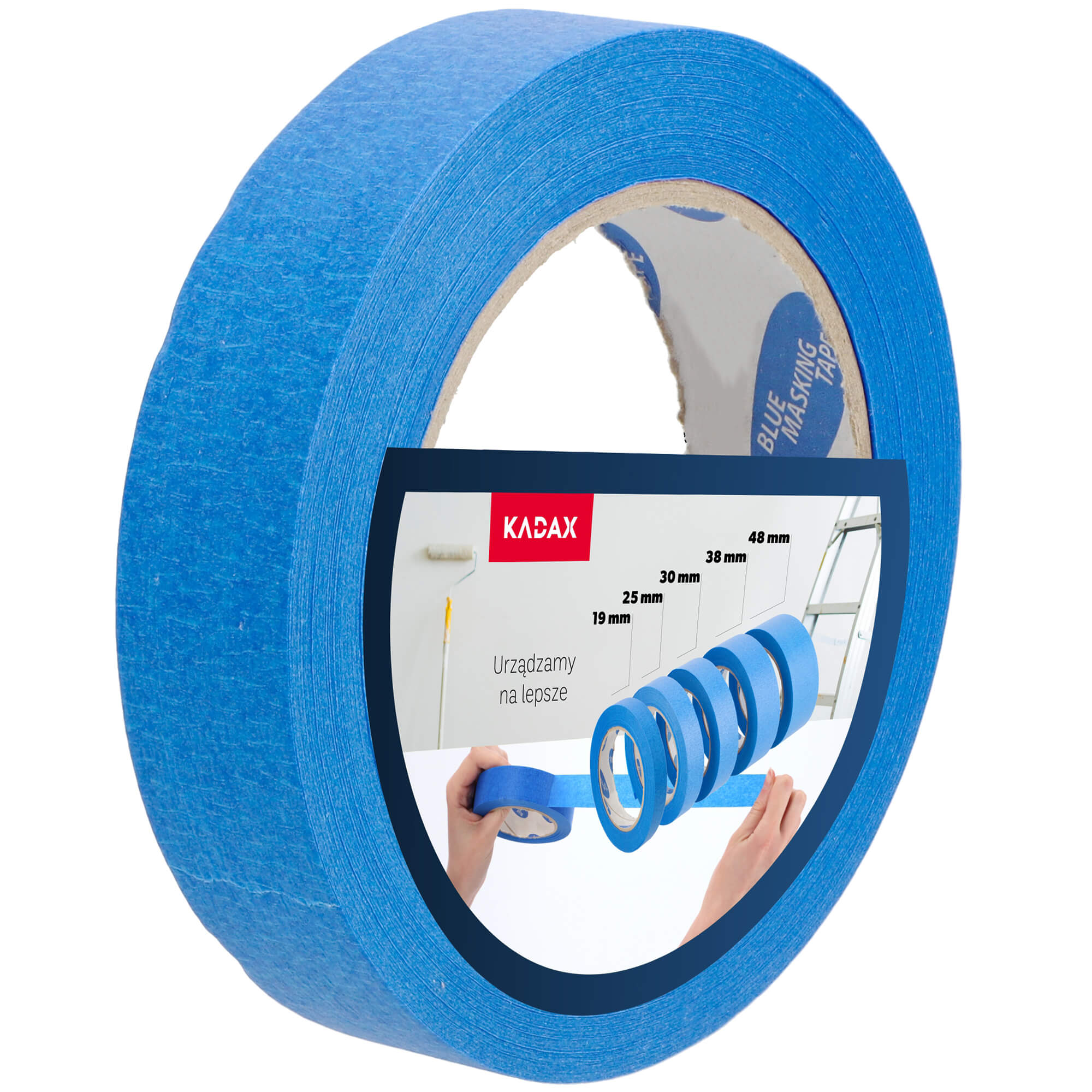 Taśma malarska Drosi zabezpieczająca 25 mm x 50 m