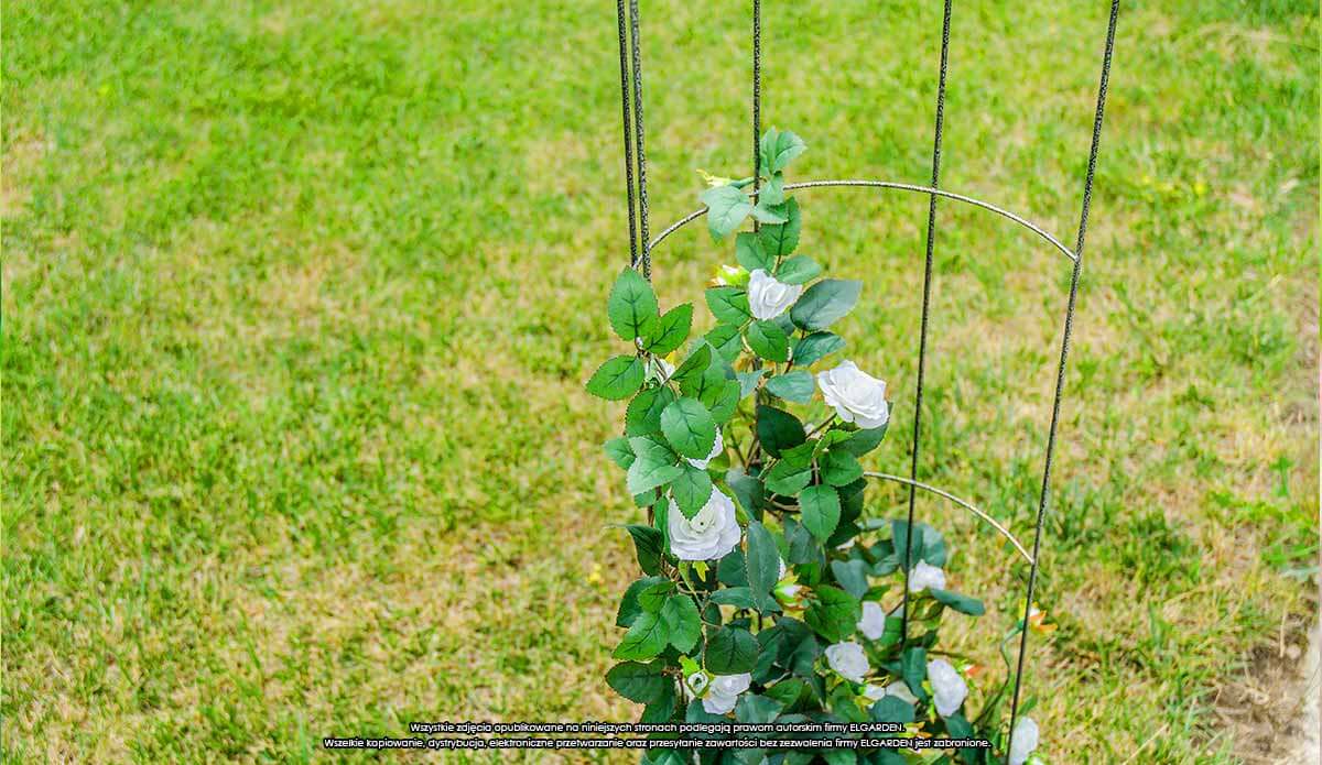 Pergola ogrodowa na kwiaty 150 cm, czarna