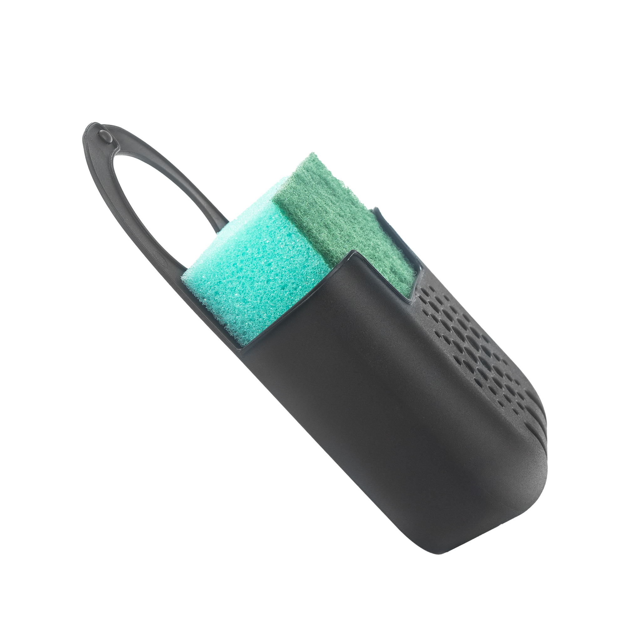 Wiszący organizer Cascia z gąbką czarny