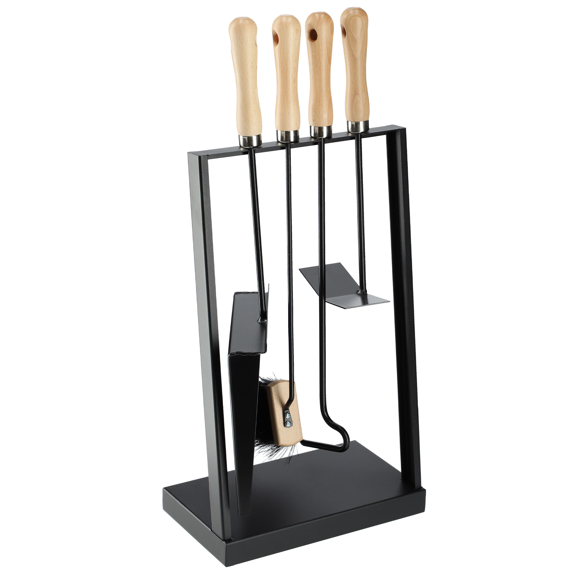 Zestaw kominkowy Stea 5 elementów czarny