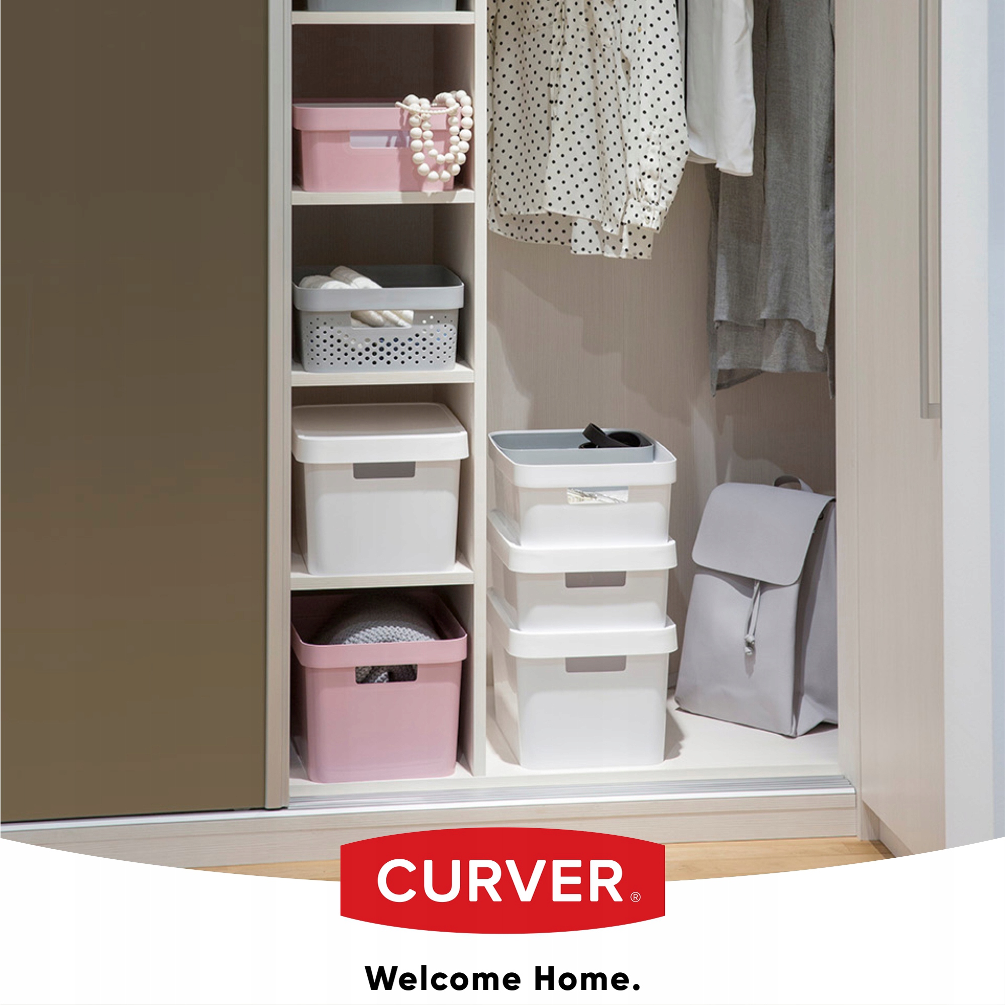 Pojemnik z pokrywką Infinity Curver 11L, biały