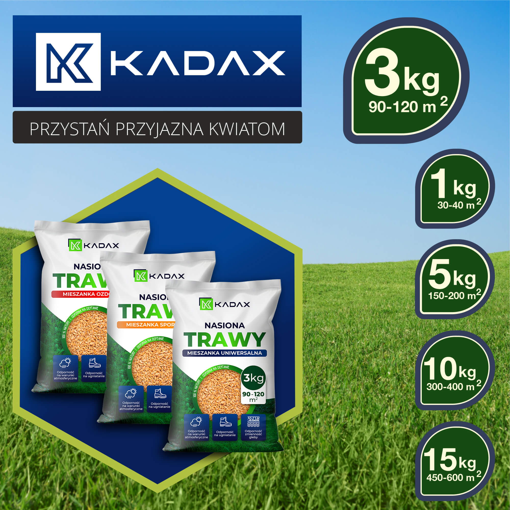 Trawa uniwersalna 3 kg