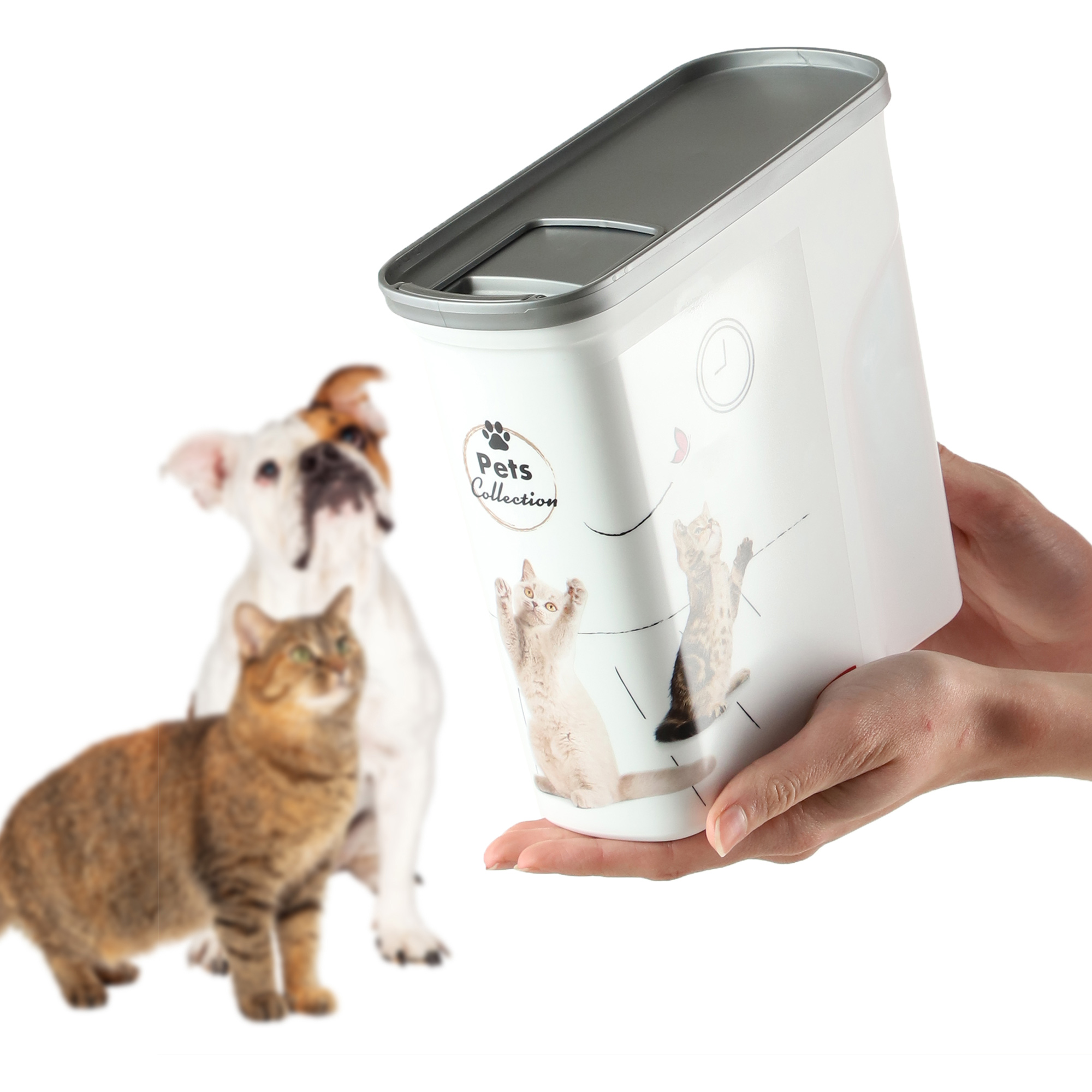 Pojemnik na karmę dla kota Curver Pet Life 2L