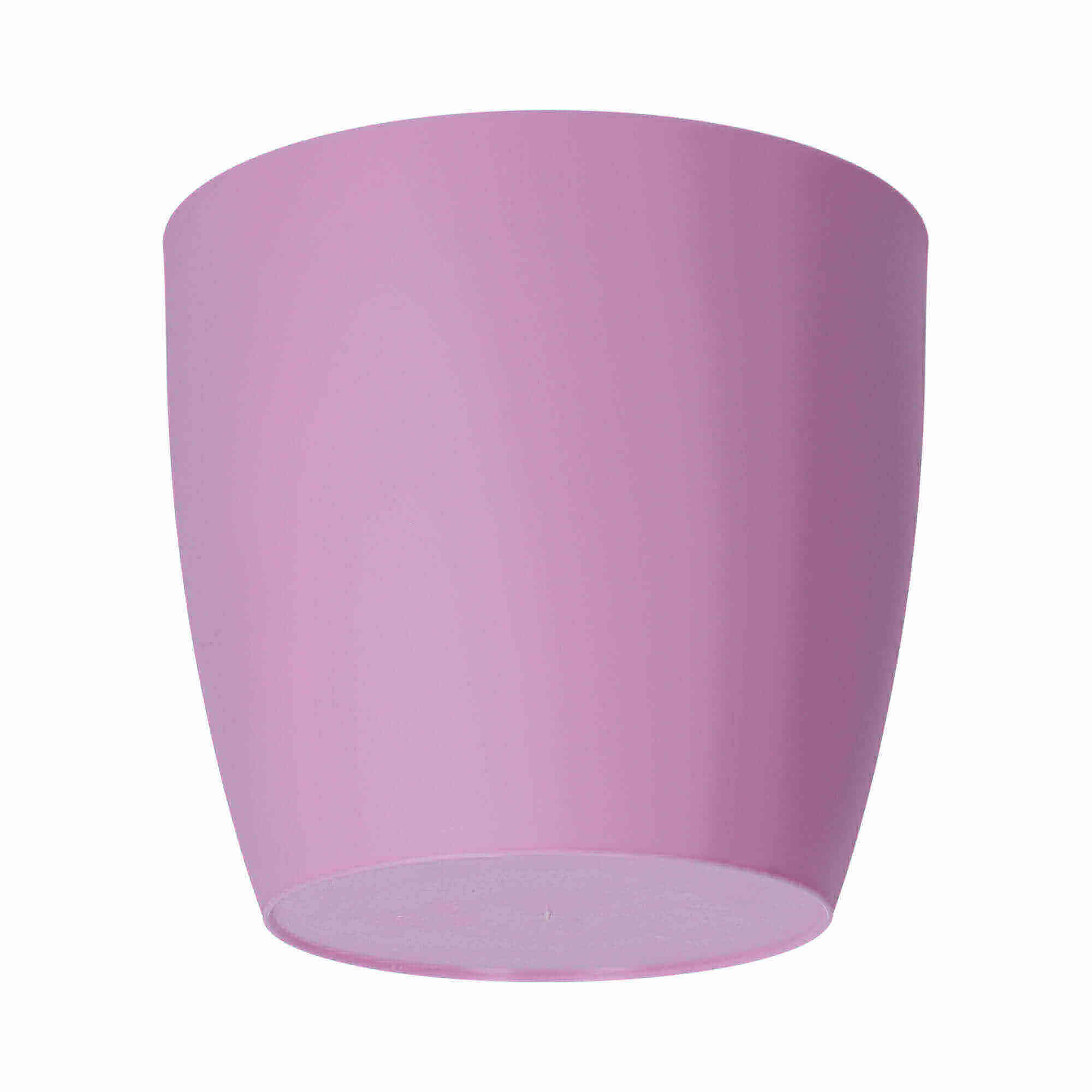 Doniczka Agen z podstawką 18 cm, matowa różowa