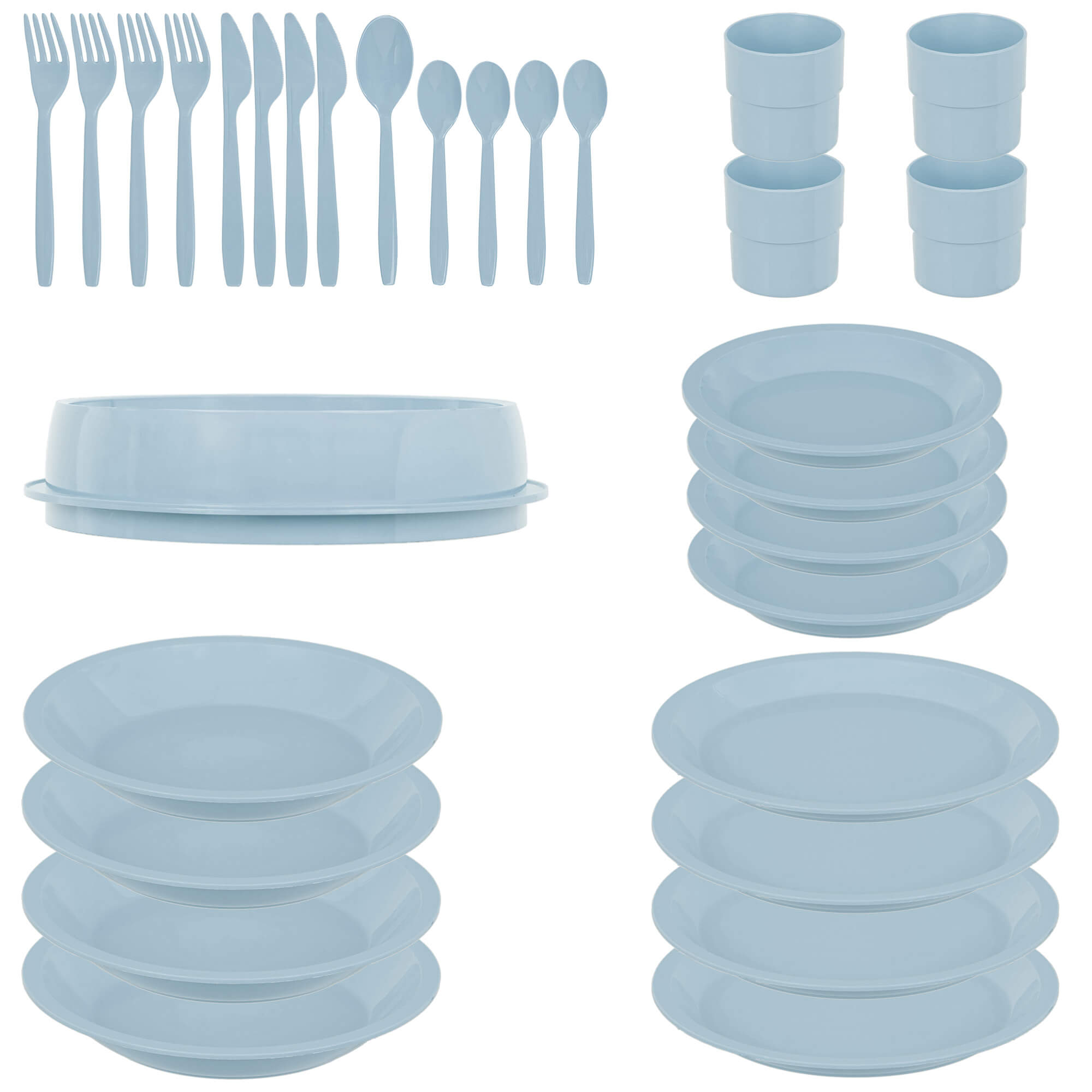 Zestaw kempingowy Curver Camping Set niebieski