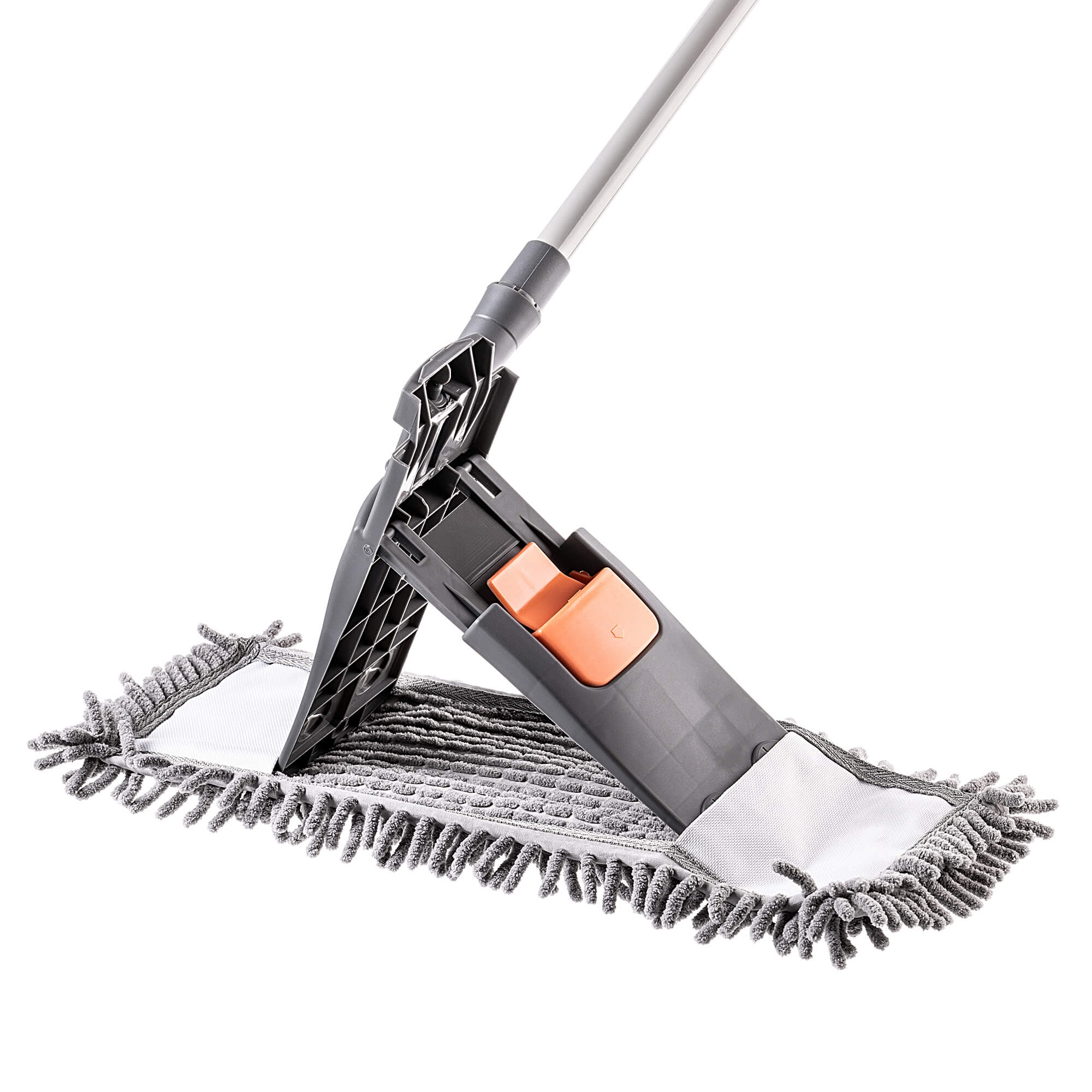 Mop płaski z mikrofibry Vaux 120 cm szary