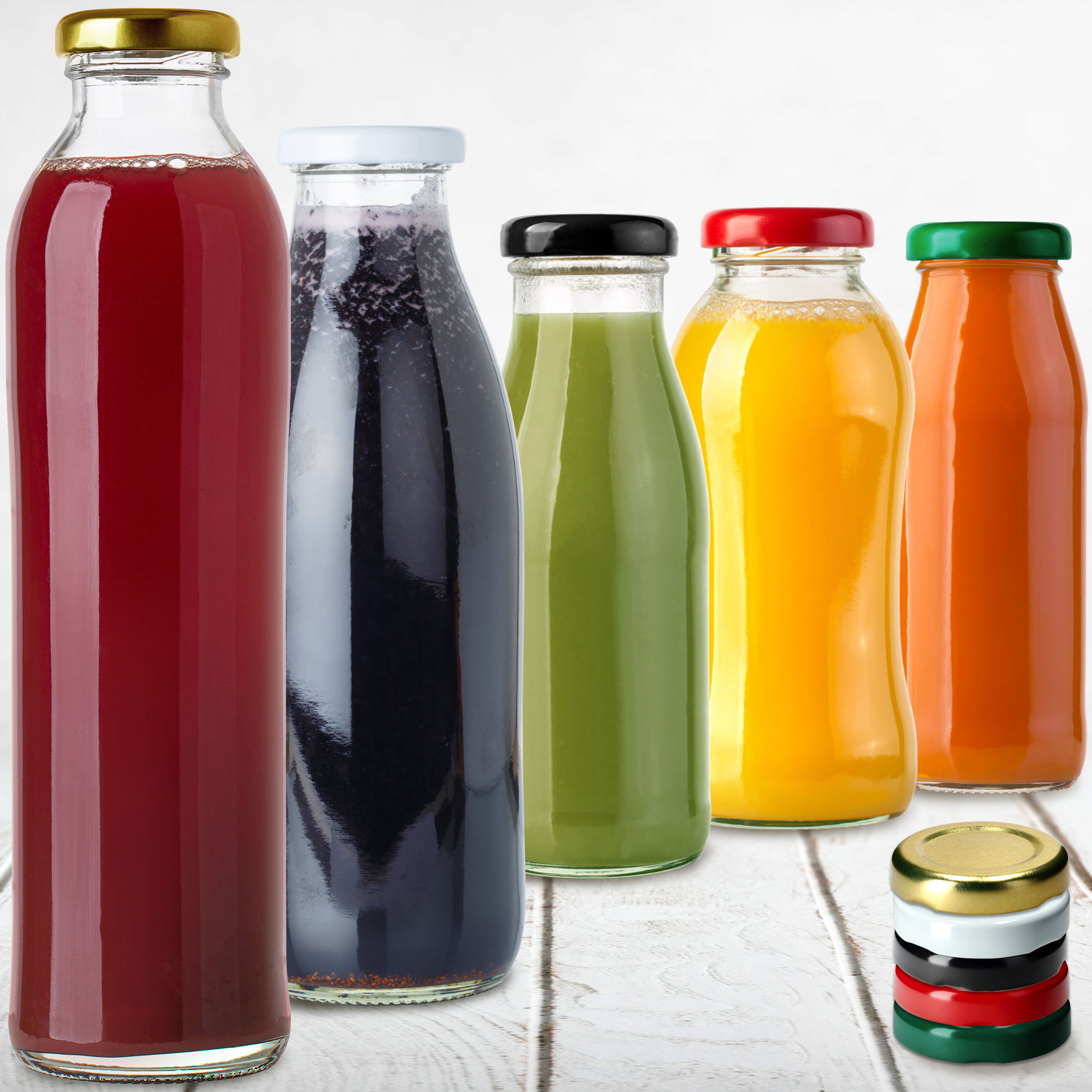 Metalowe wieczka do słoików i butelek 100szt fi 38mm białe