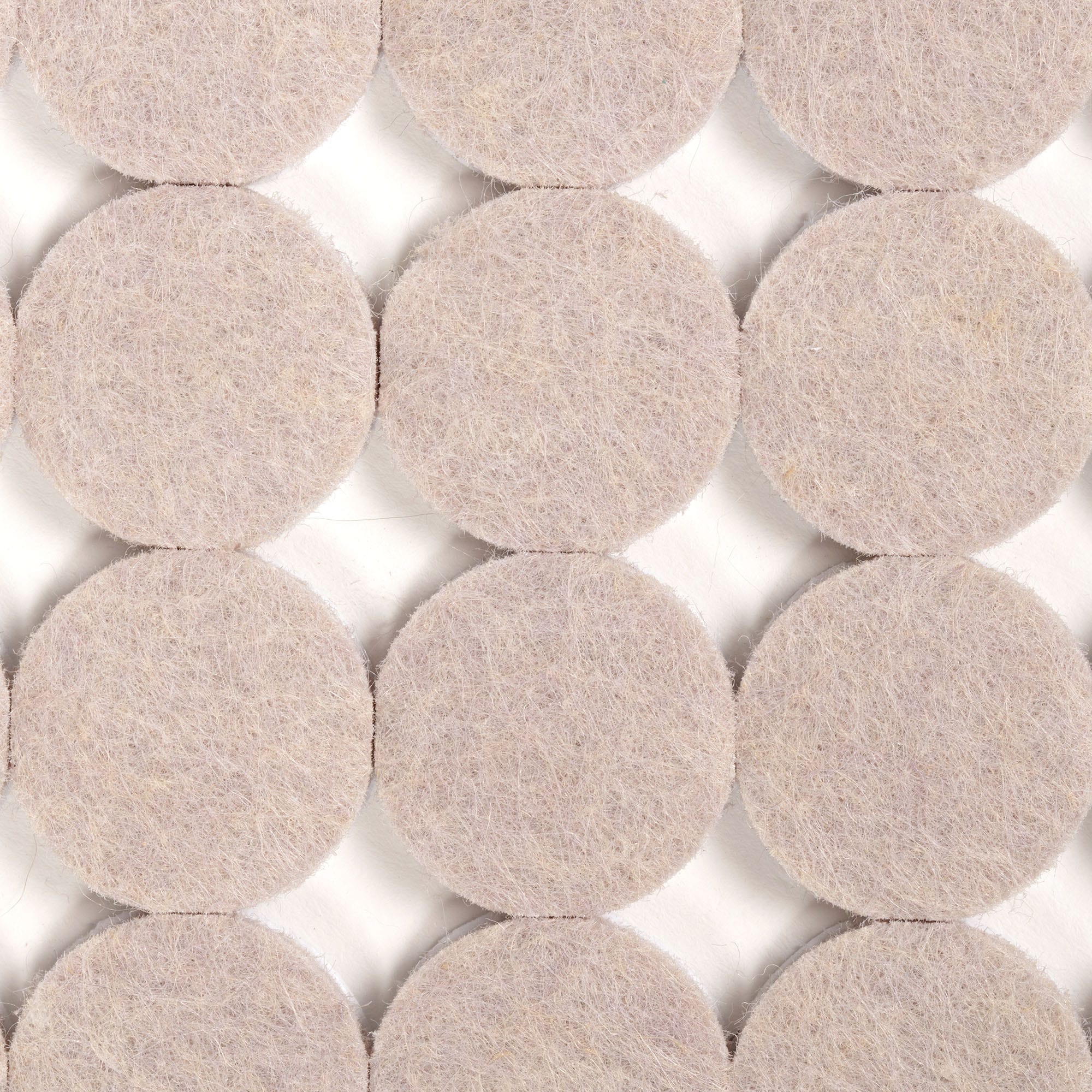 Podkładki filcowe Sort pod meble okrągłe 20mm beż zestaw 88 sztuk