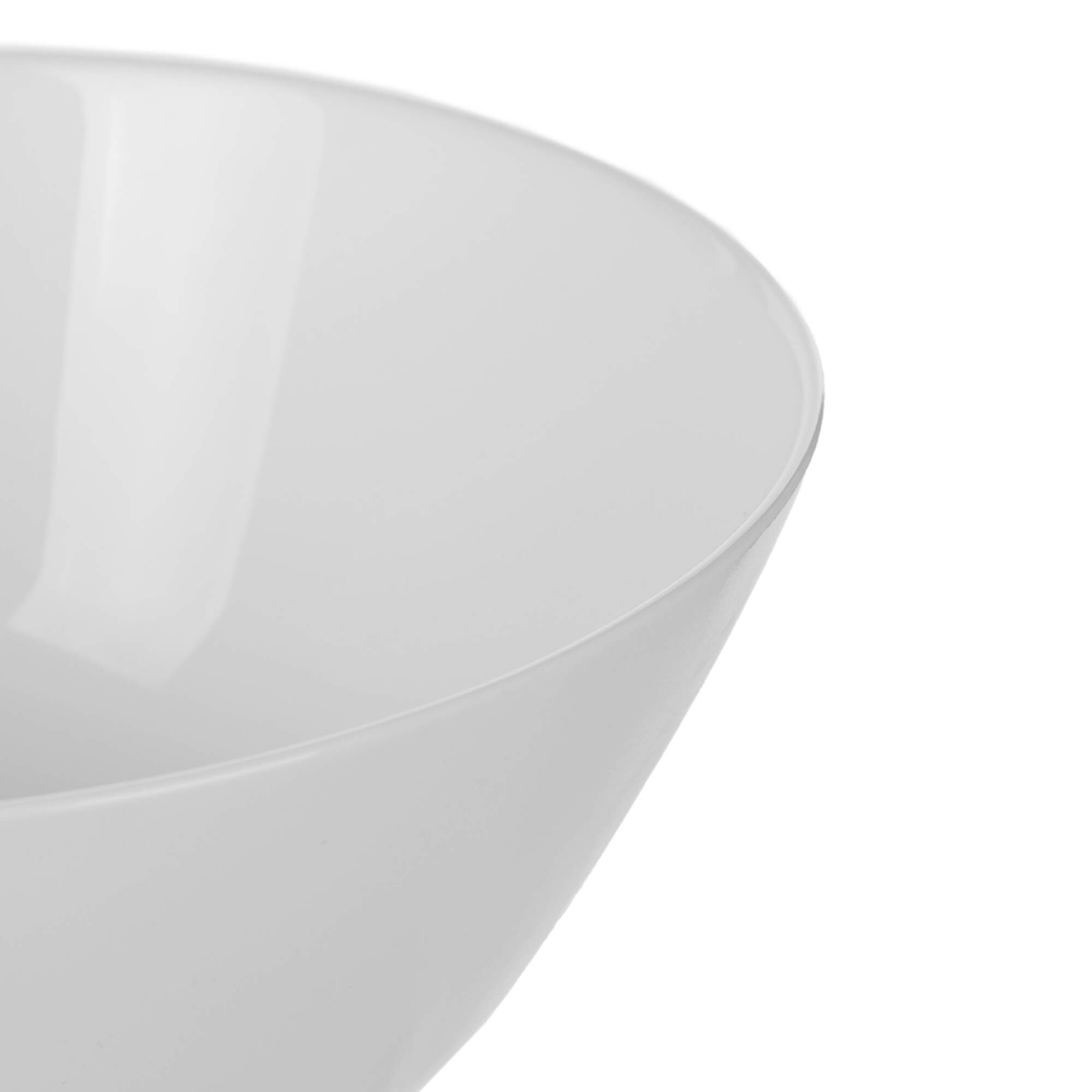 Salaterka szklana Datena 18 cm biała 1 szt.