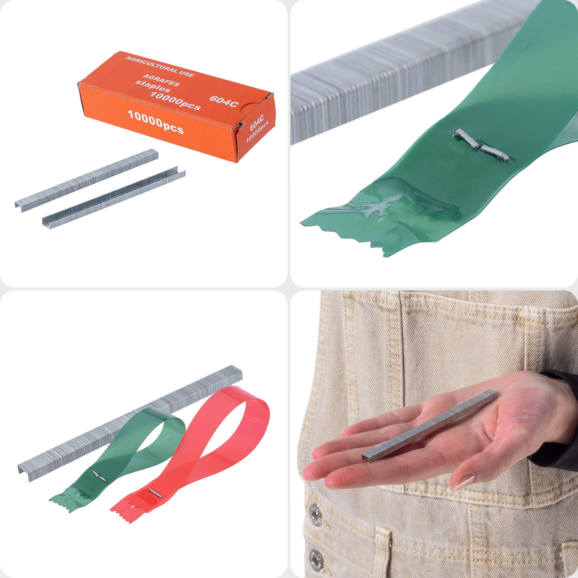 Zestaw zszywek do zszywacza ogrodniczego Larret 7 x 4 mm 10000 szt.