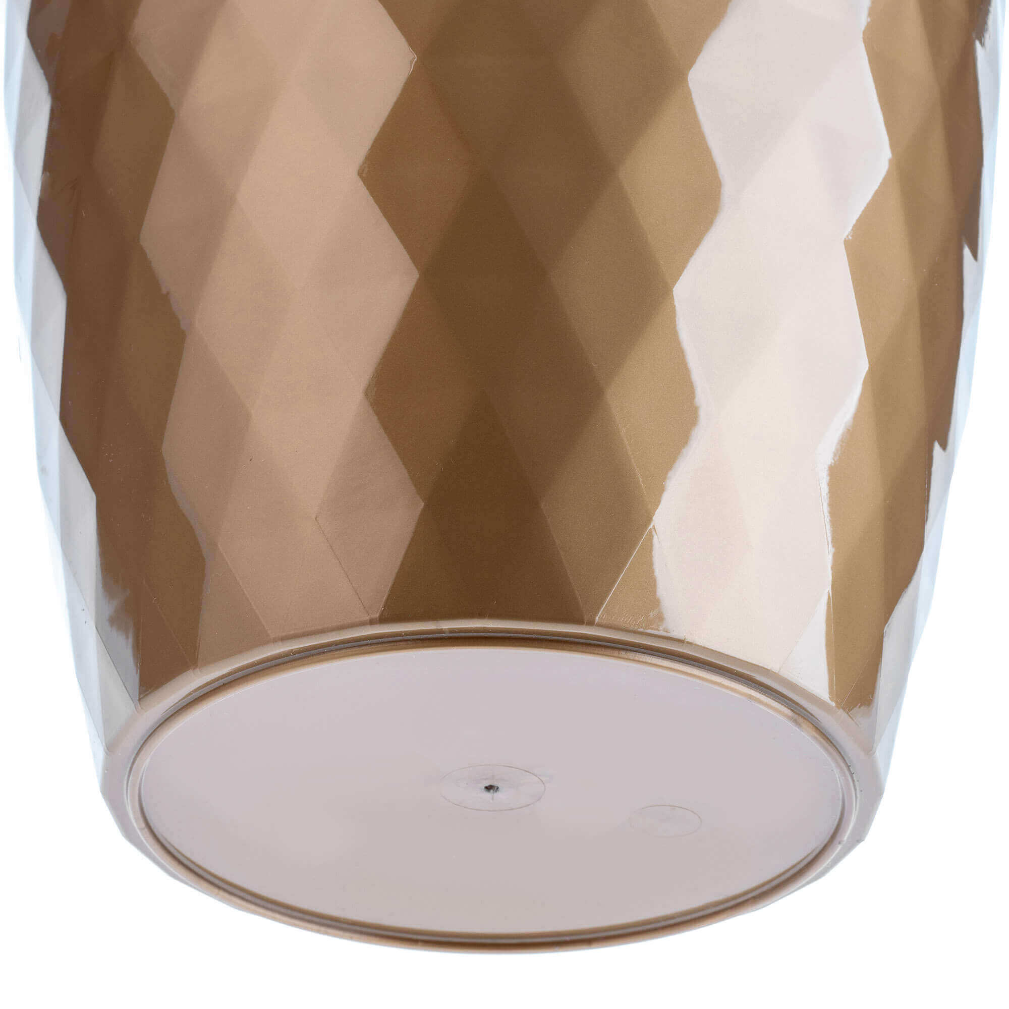 Doniczka na kwiaty z podstawką Amily 16 cm, złota