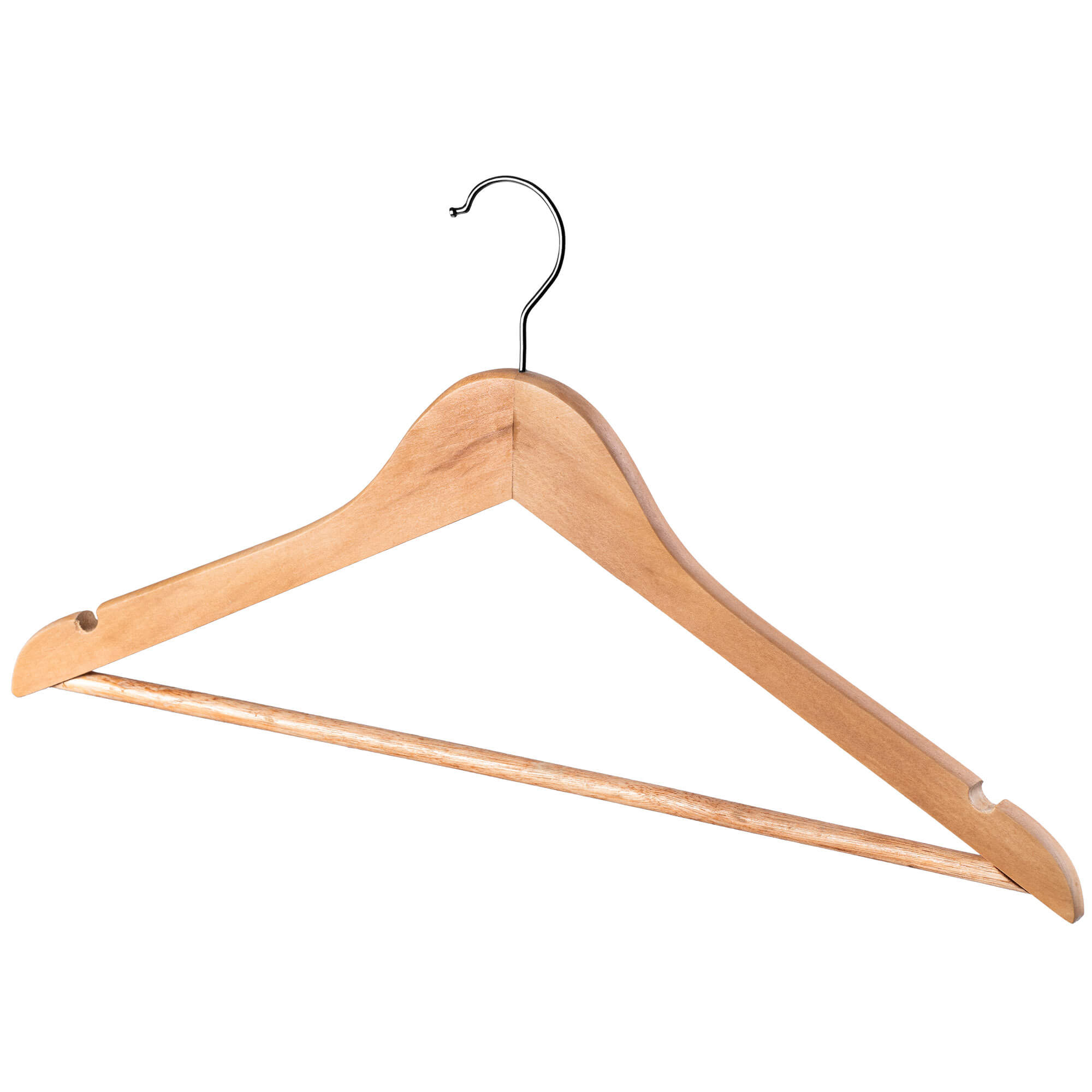 Wieszak drewniany na ubrania 6 szt.