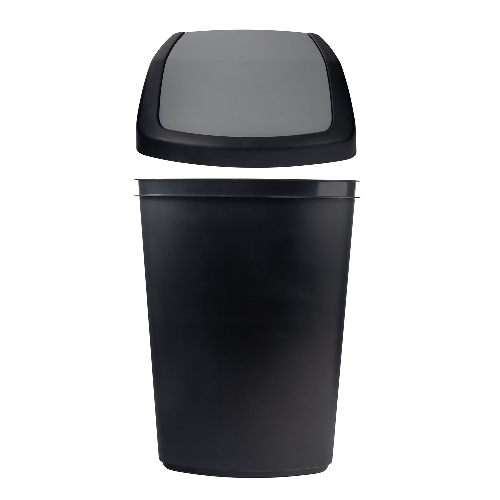 Kosz na śmieci Curver Swing Top czarny 50L