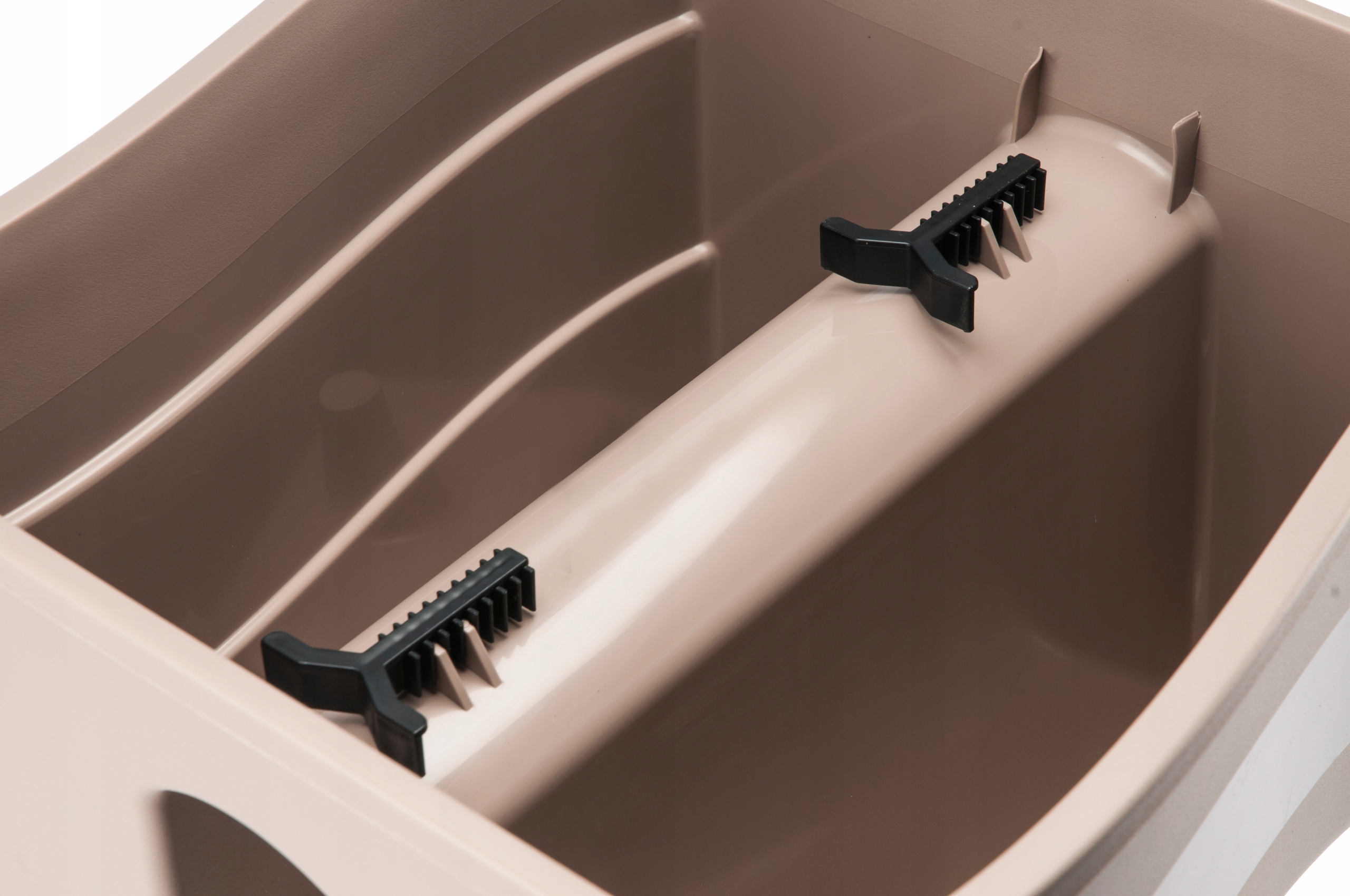 Skrzynka balustradowa Tervo 30cm beżowa