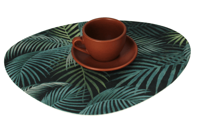 Podkładka na stół 41 x 32 cm, gałąź palmy