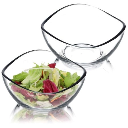 Szklana salaterka 17 x 8 cm, 2 szt.
