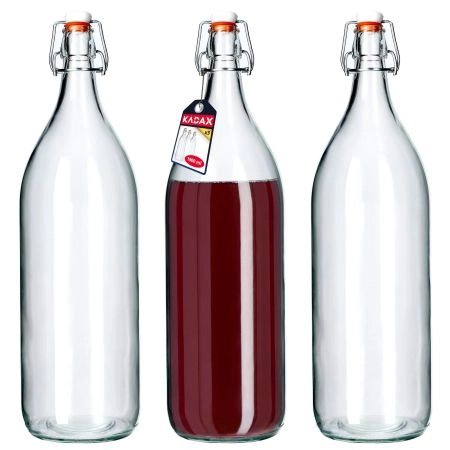 Szklana butelka do nalewek 2000 ml, 3 szt.