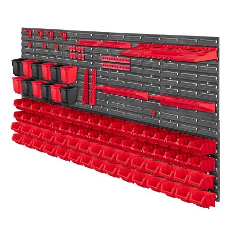 Tablica narzędziowa Lokke 103 elementy 156 x 78 cm czerwona