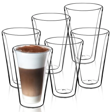Szklanki termiczne do kawy i napojów Haga 380 ml, 6 szt.