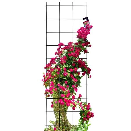 Drabinka ogrodowa na kwiaty 155 cm, czarna