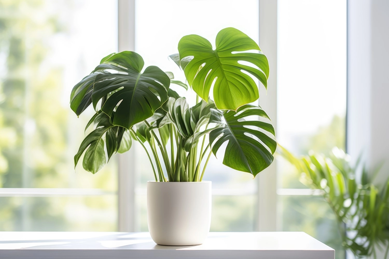 Które rośliny oczyszczające powietrze nie wymagają częstego podlewania?